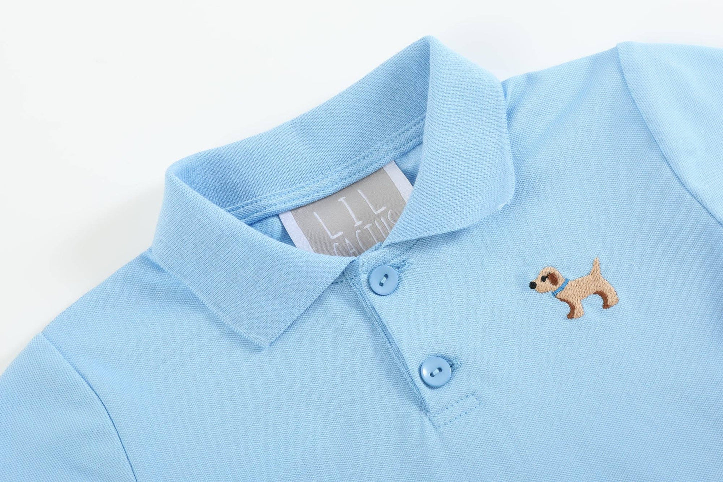 Blue Puppy Polo Golf Shirt