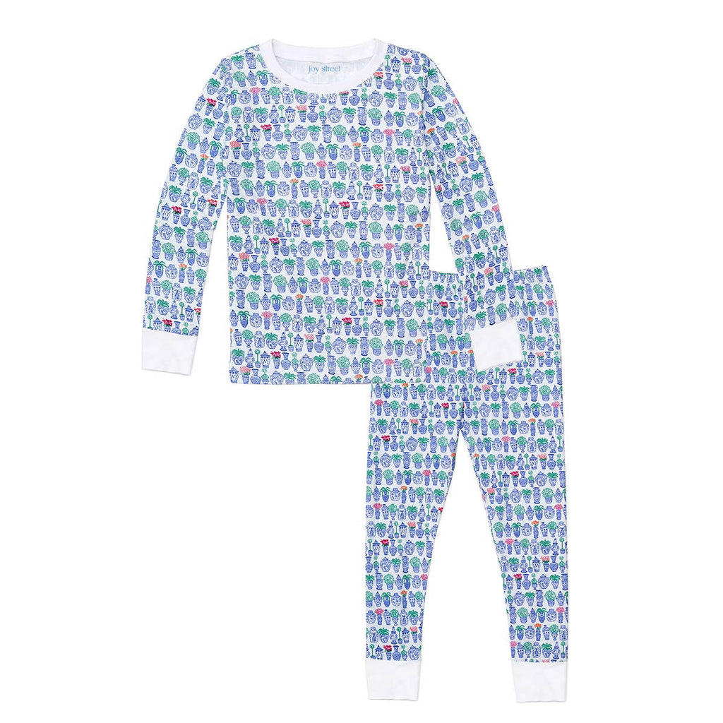 Ginger Jars Kids Two Piece Henley Pajamas