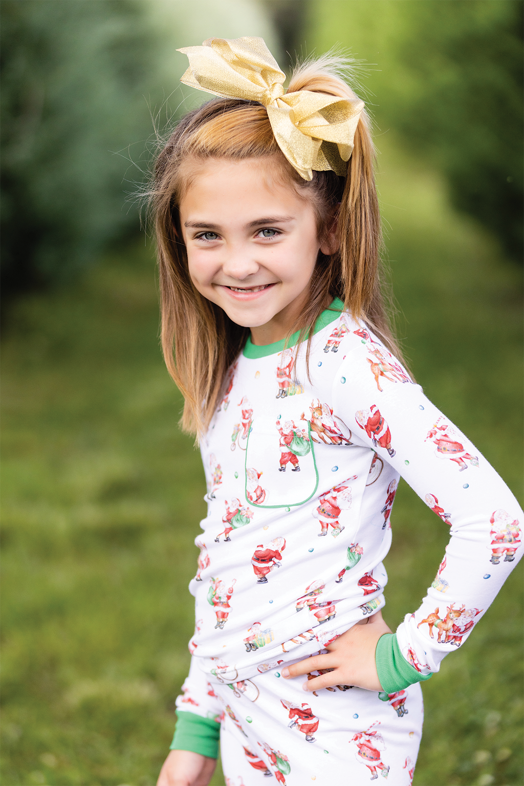 Santa Claus is Coming to Town Organic Cotton Christmas Pajam