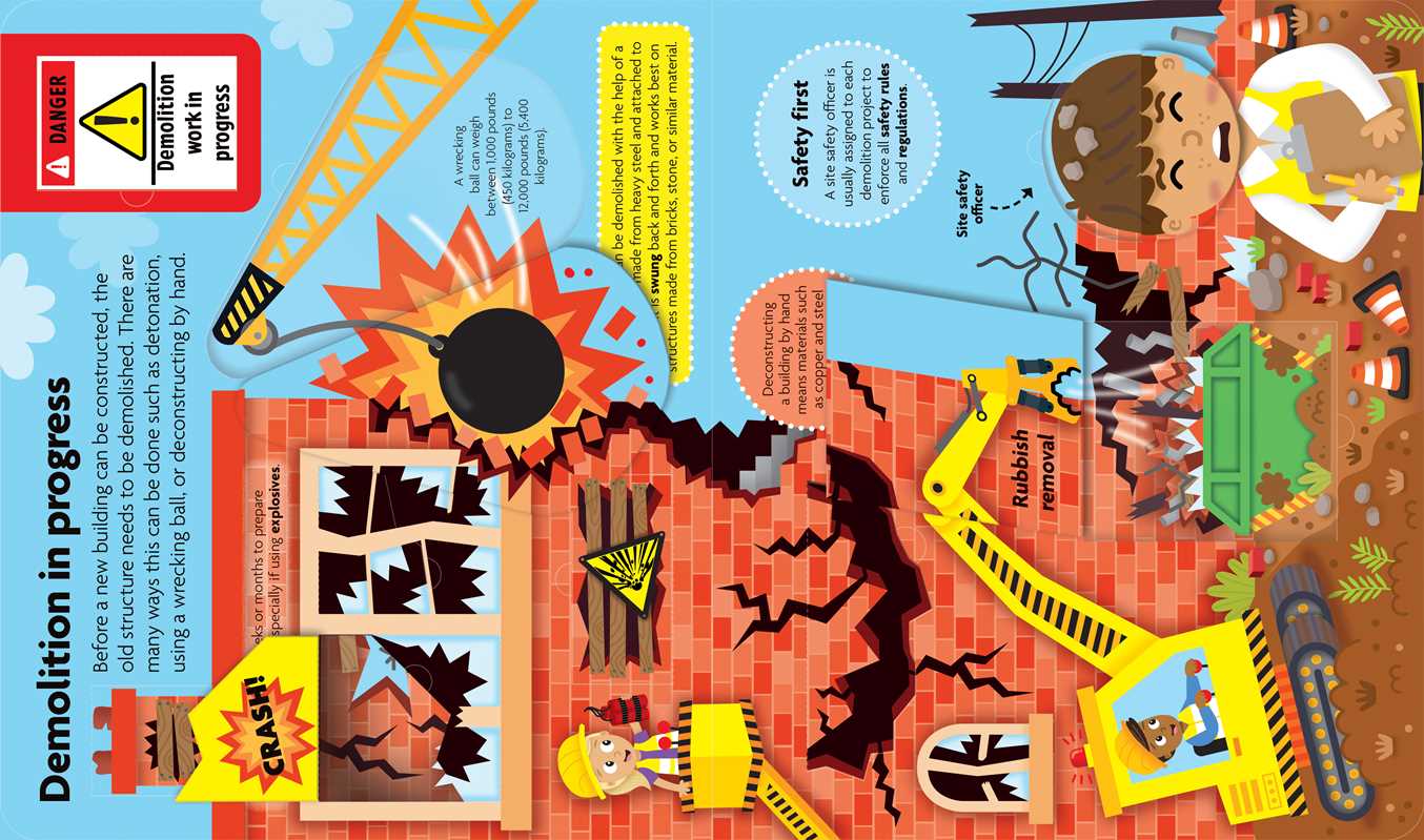 Explore Construction: Lift-the-Flap Book by