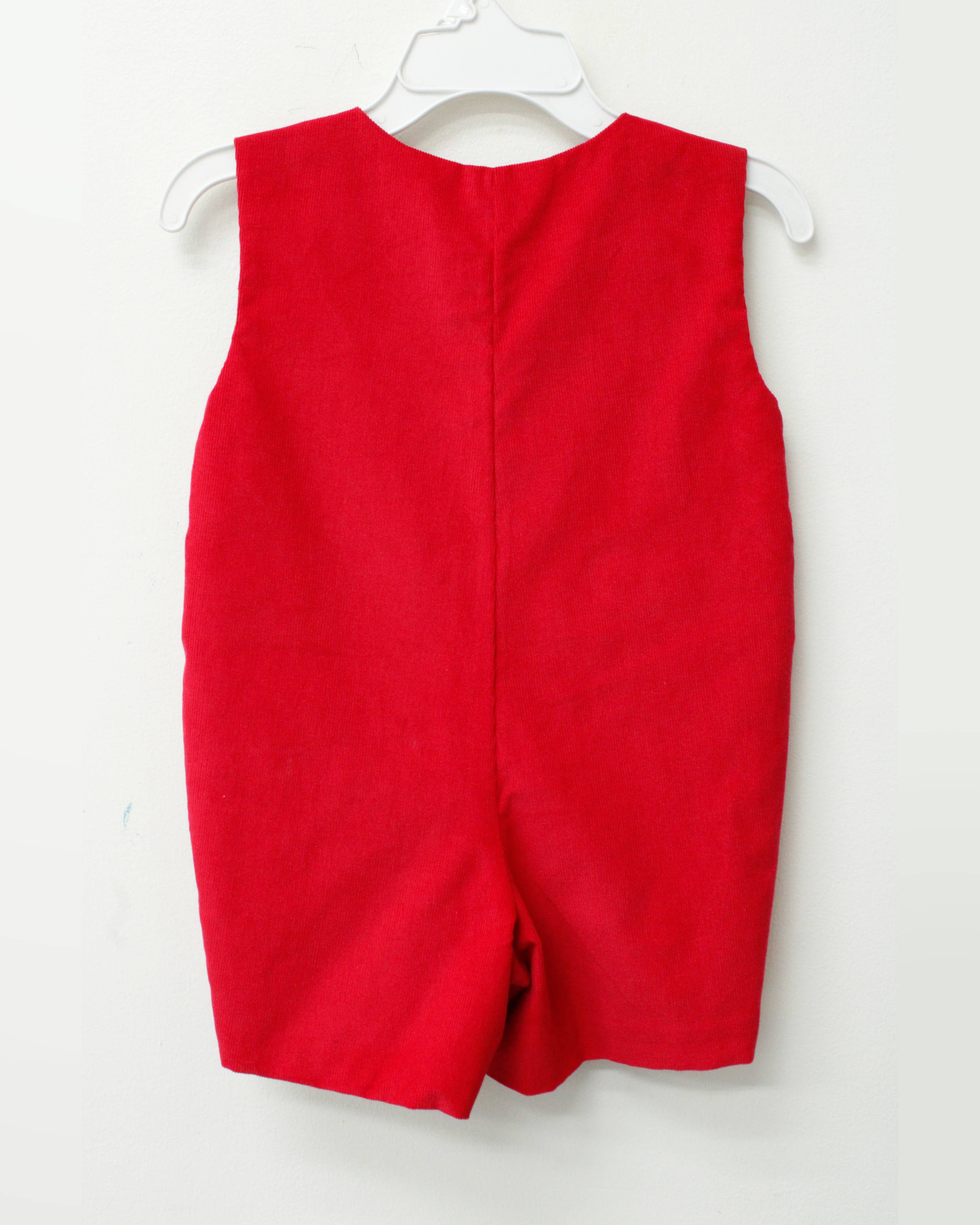 Red Corduroy Caleb Shortall