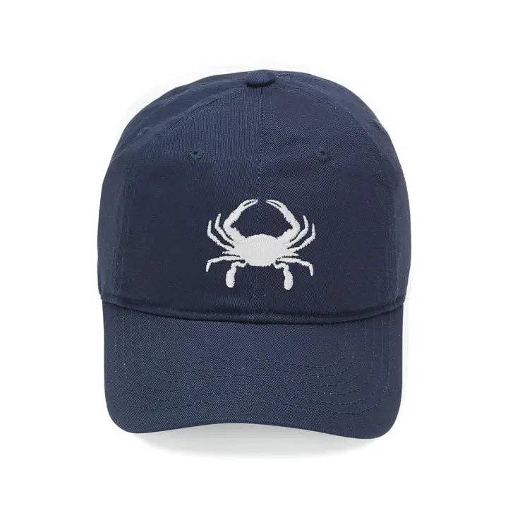 Crab Embroidered Cap #M190VL-CRAB