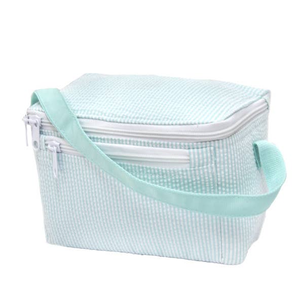 Mint Seersucker Lunch Box | Mint