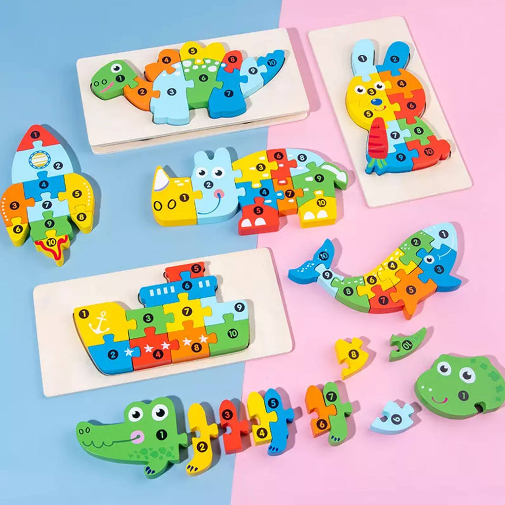 Montessori Easter Educational Wooden Puzzle Toy