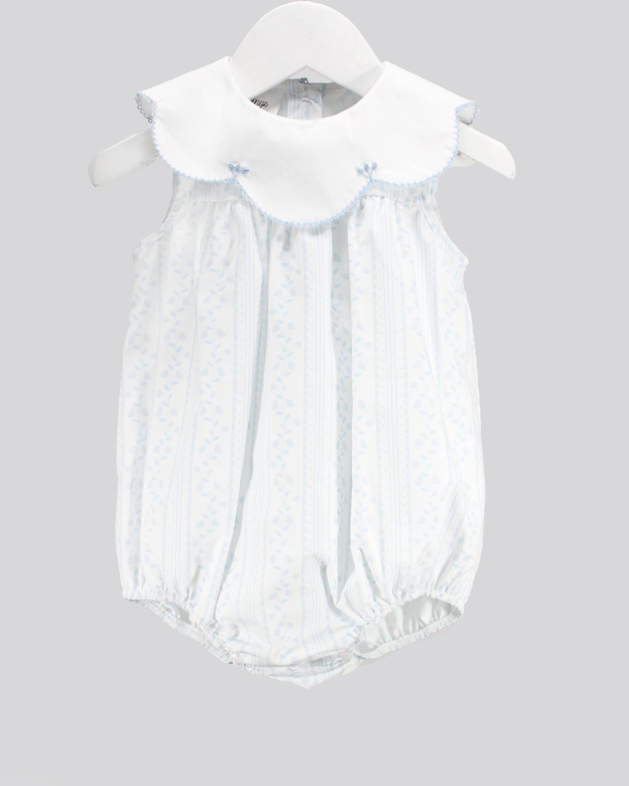 Scalloped Blue Aria Bubble
