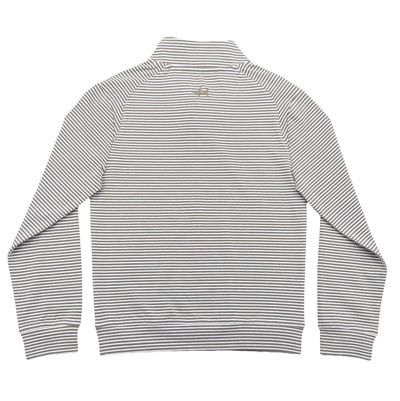 Collins Boys Quarter Zip Khaki Stripe