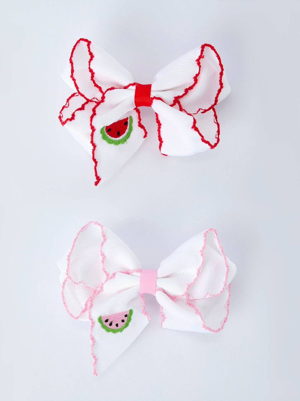 Watermelon Embroidered Girls Hairpin 4.3 Inches