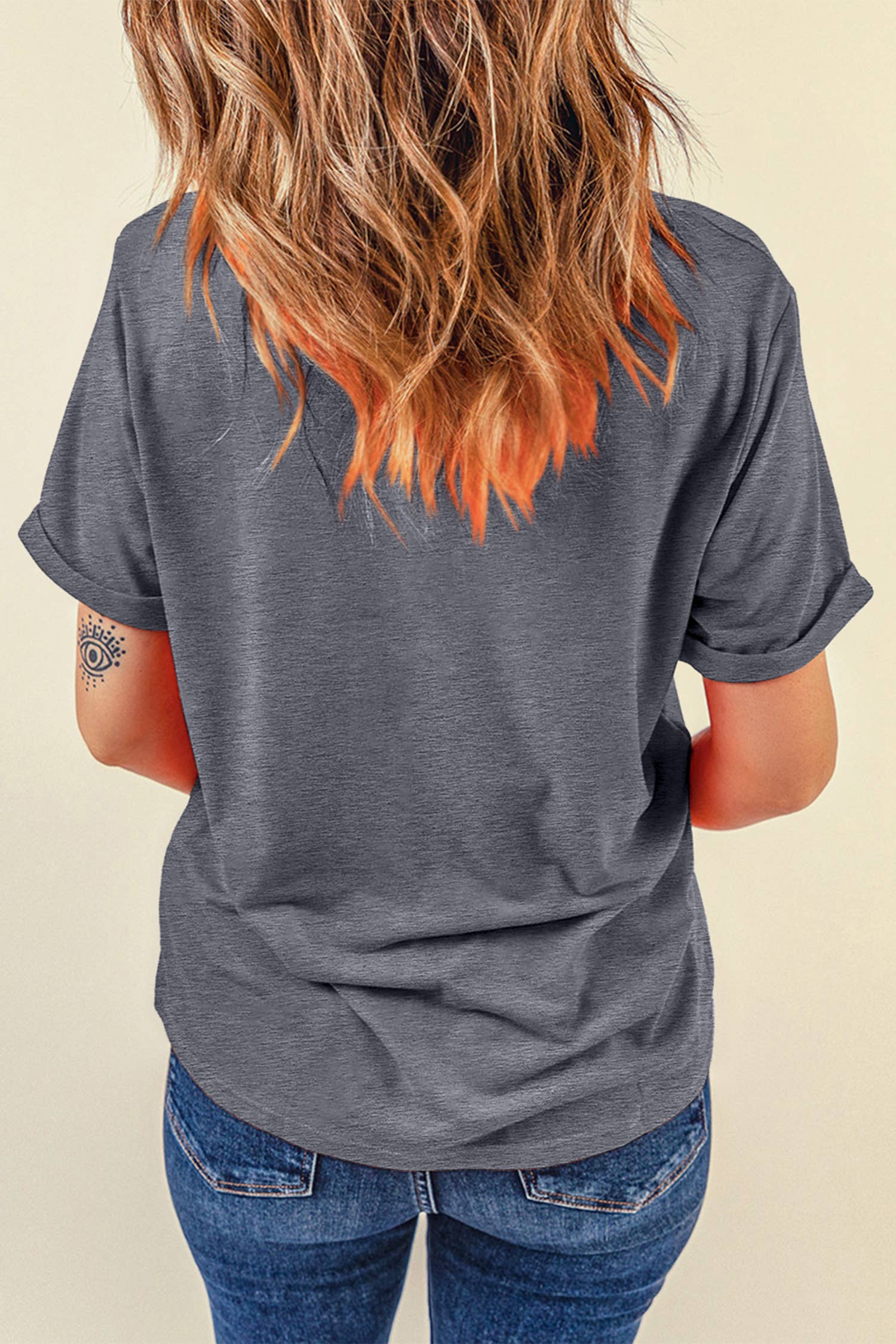 LDC DTF Imitate Lace Easter Rabbit Printed Tee