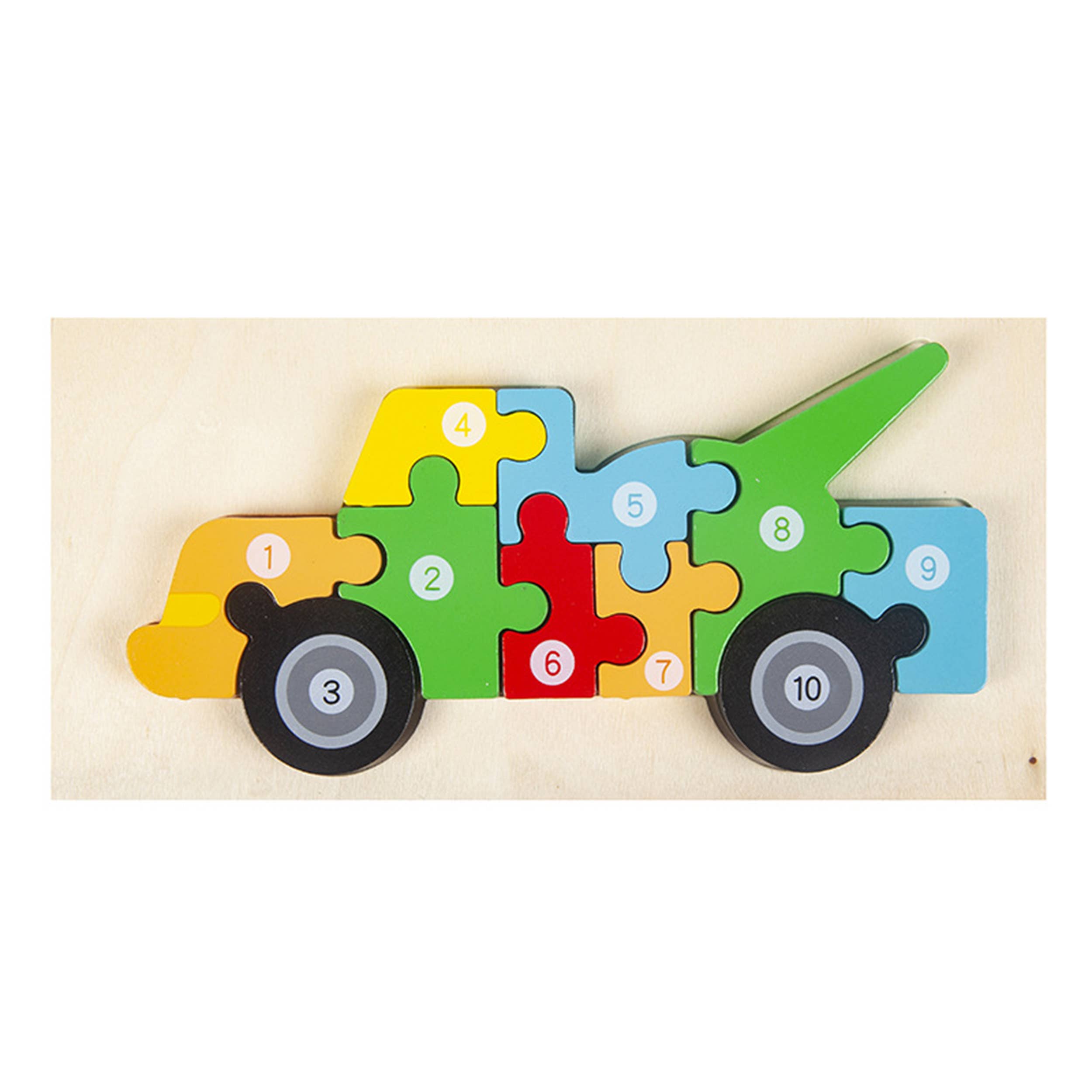 Transport Mix Wooden Puzzle Montessori Kids Toy