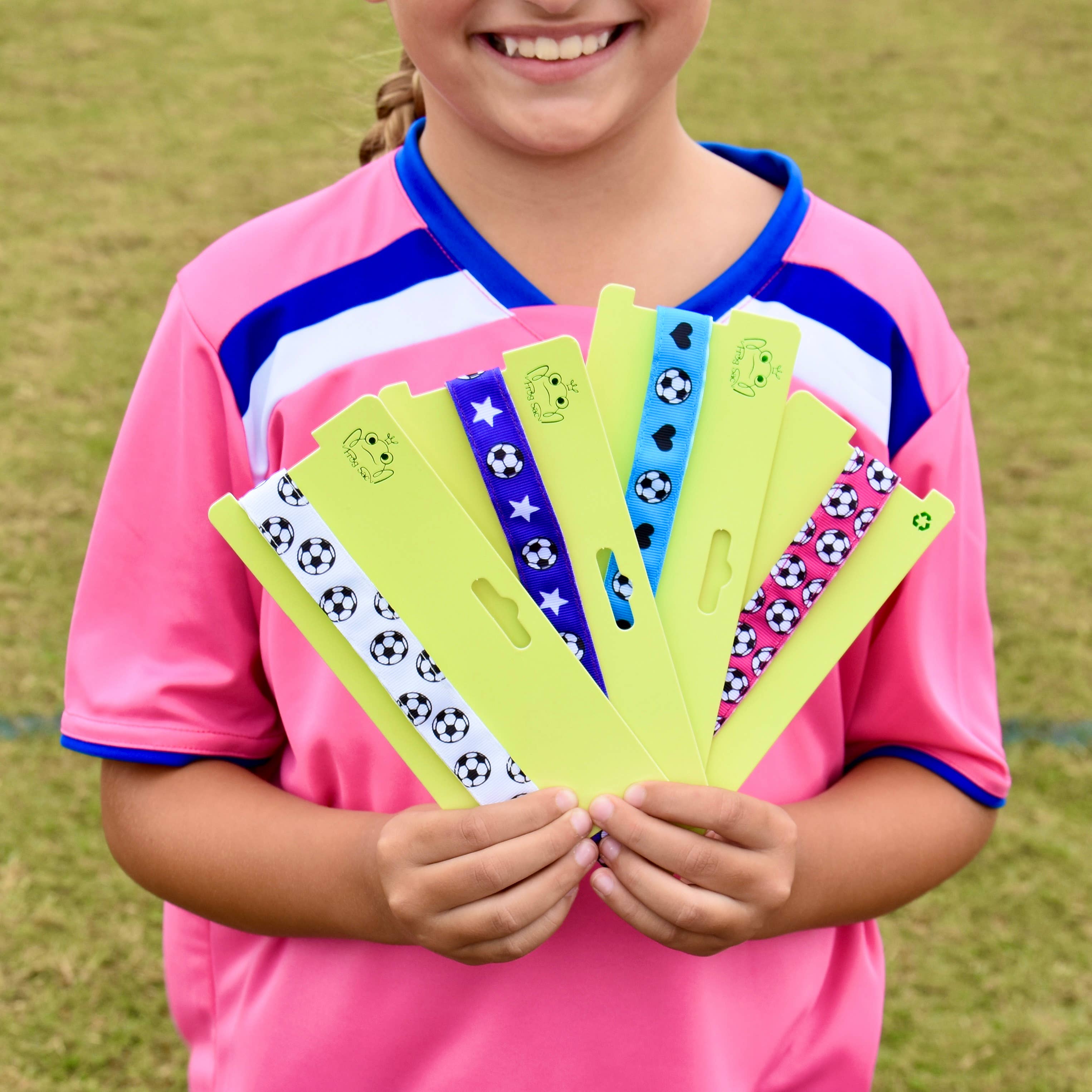 Adjustable No Slip Soccer Headbands: Blue / 1 Pack