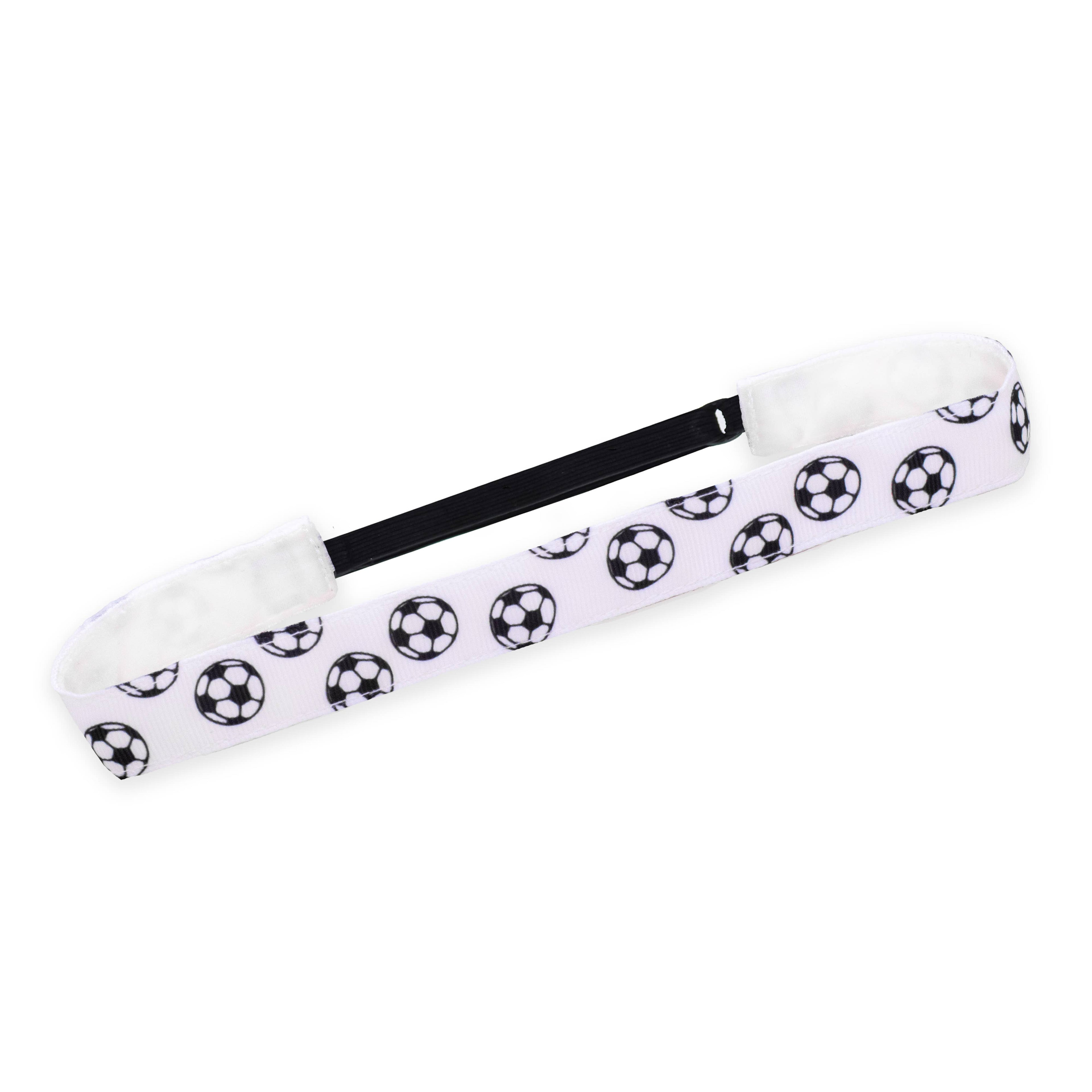 Adjustable No Slip Soccer Headbands: Blue / 1 Pack