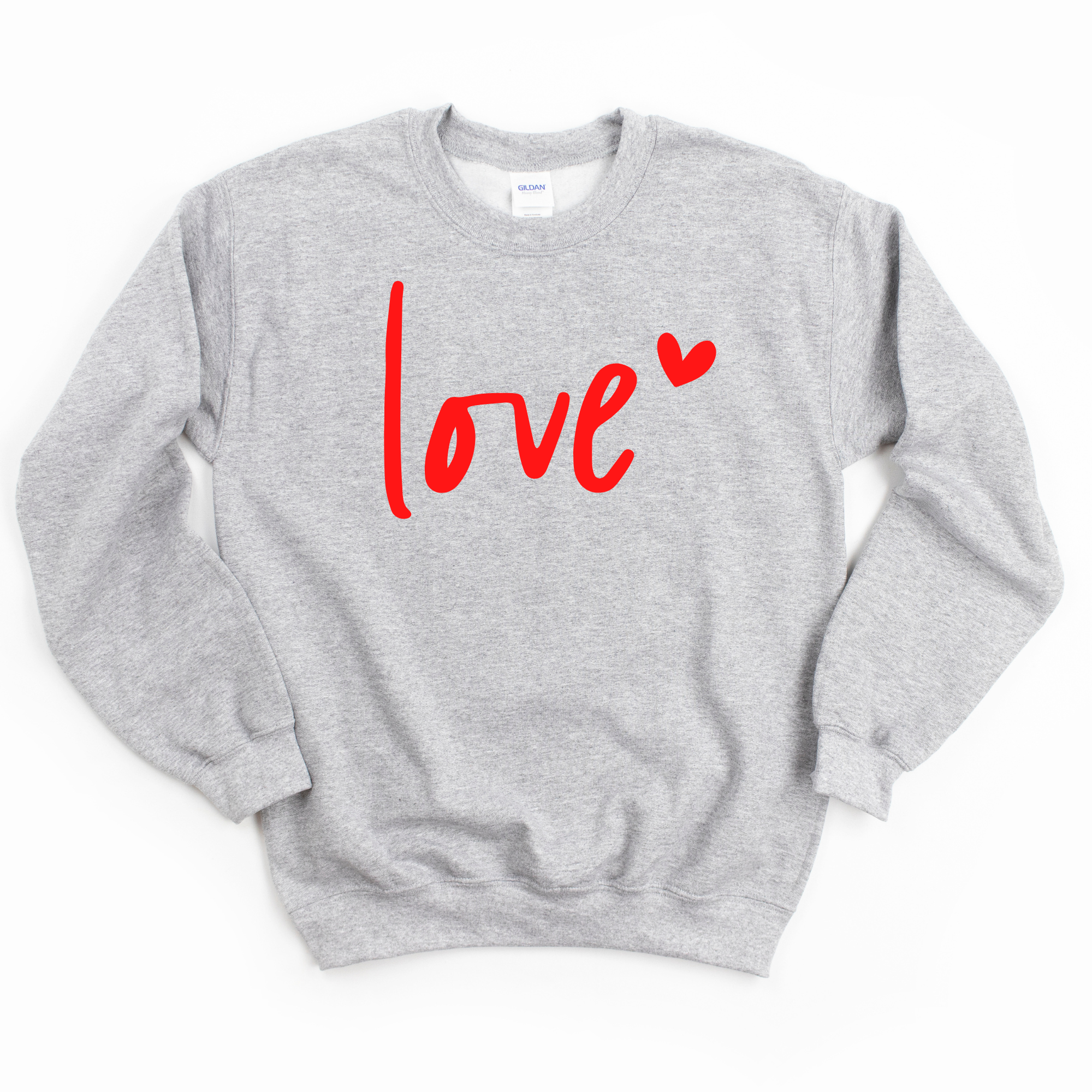 Love XOXO Valentine Adult Crewneck Sweatshirt