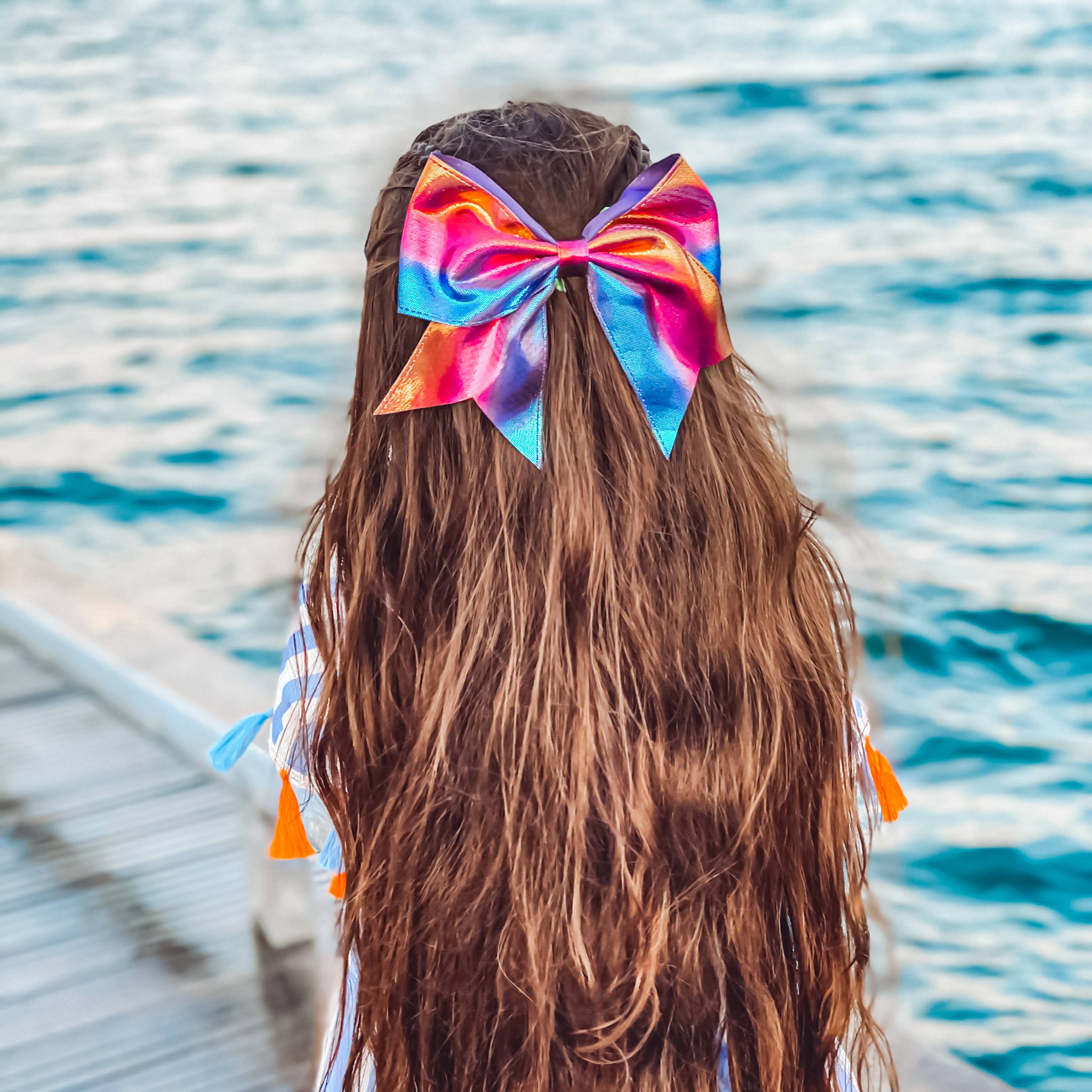 Large Mermaid Hair Bows