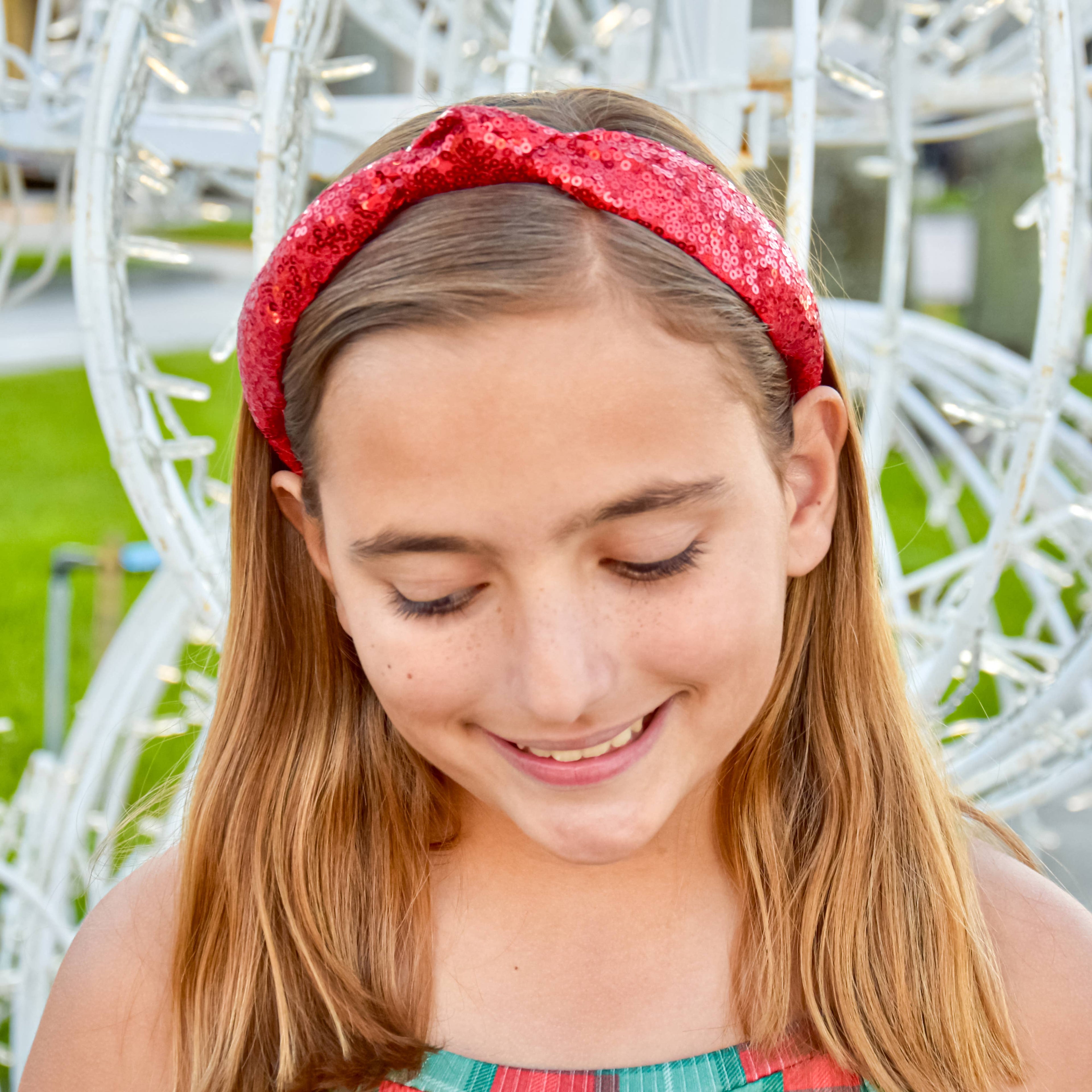 Sequin Knot Headband - Valentine's, Christmas, St. Patrick's