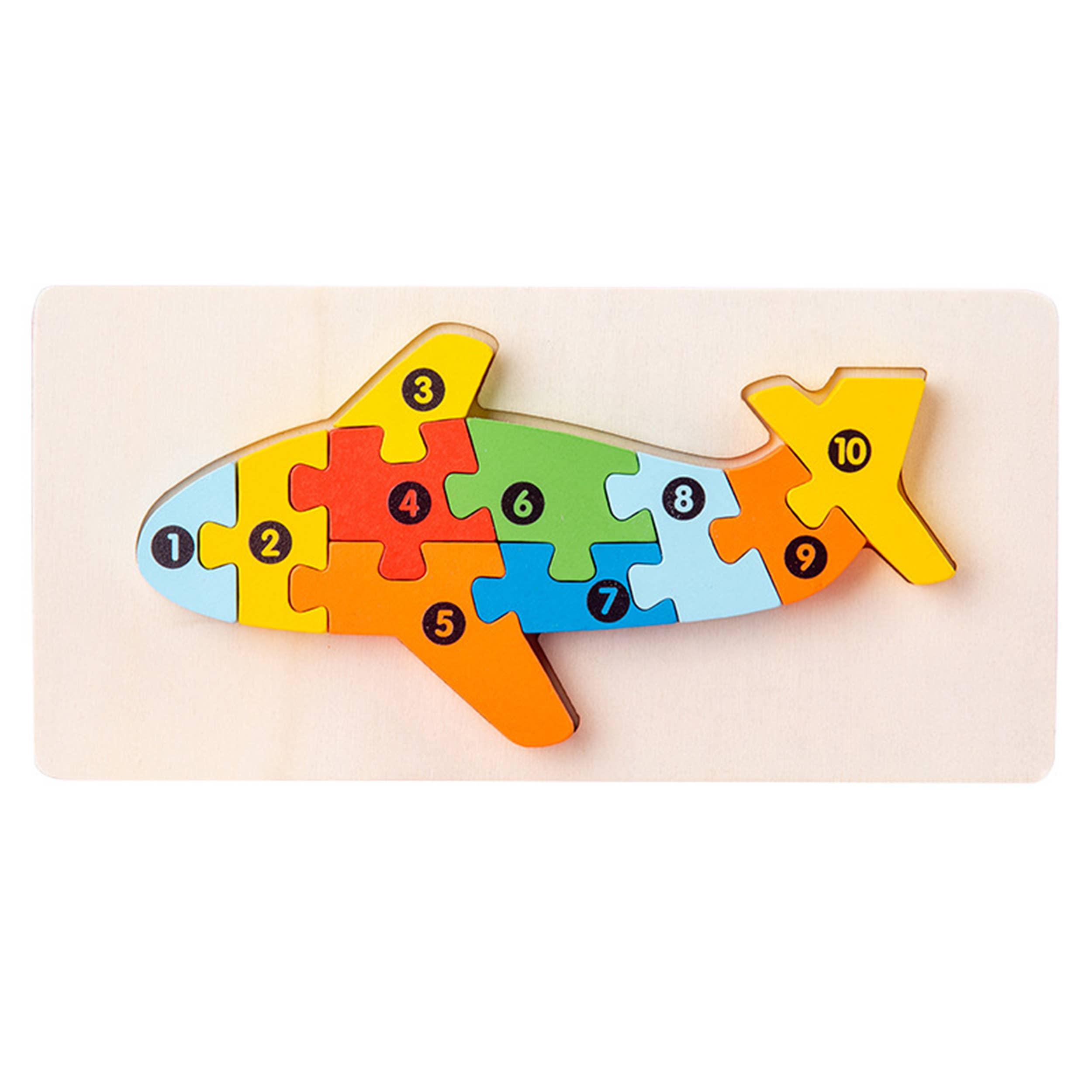 Transport Mix Wooden Puzzle Montessori Kids Toy