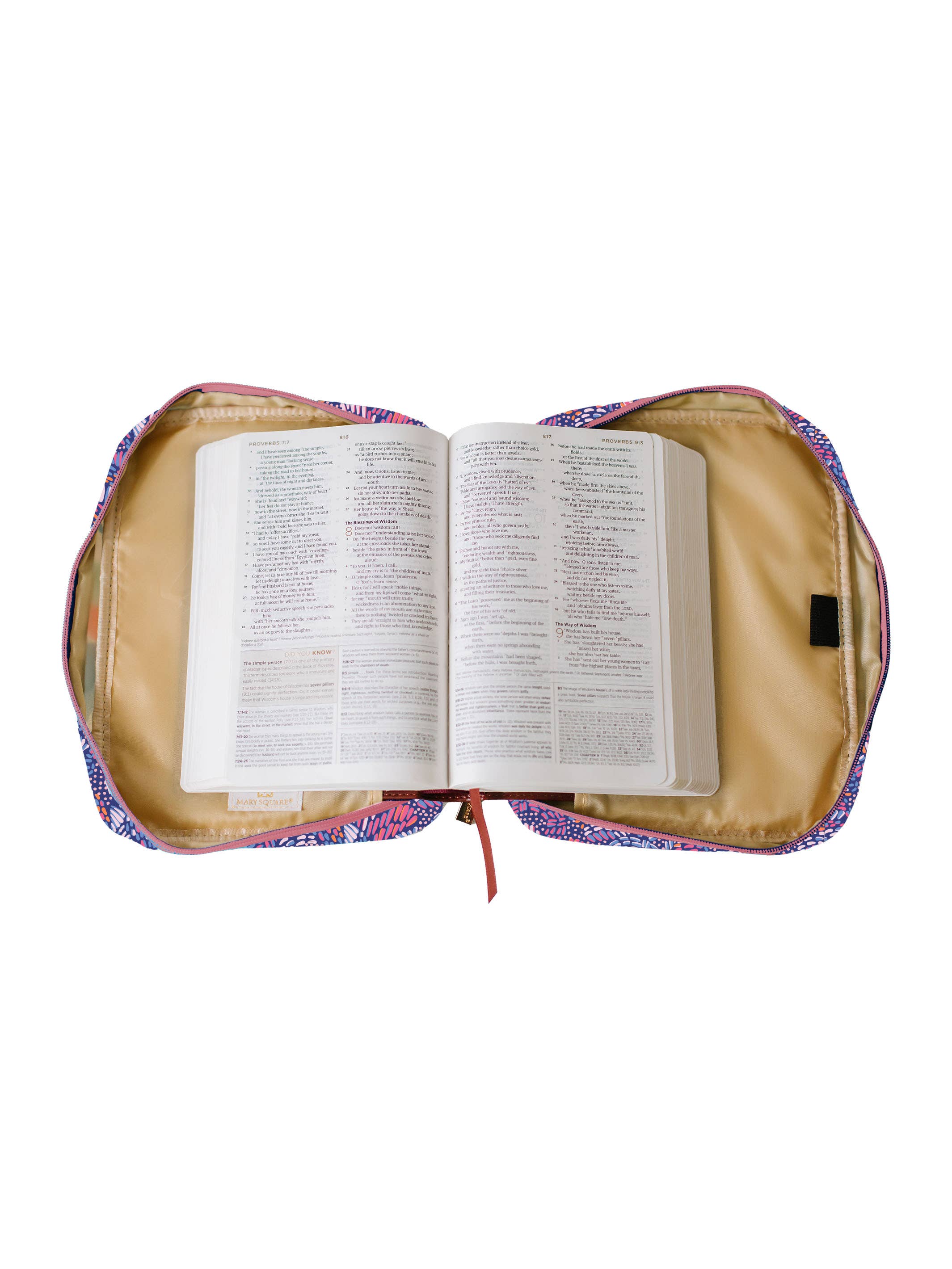 Bible Cover | Mosaic Meadow Blue