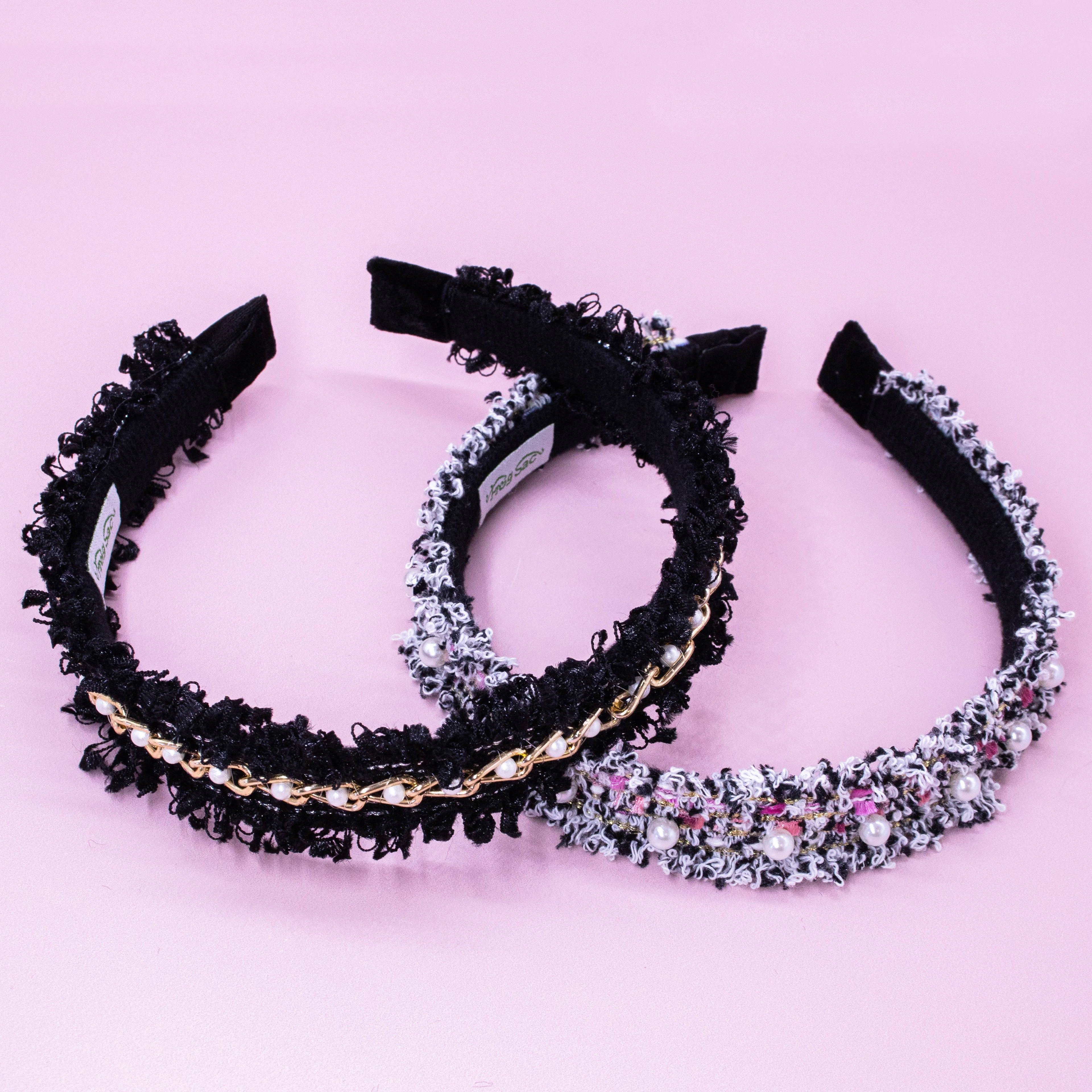 Confetti Pearl Headbands - 2 Pack