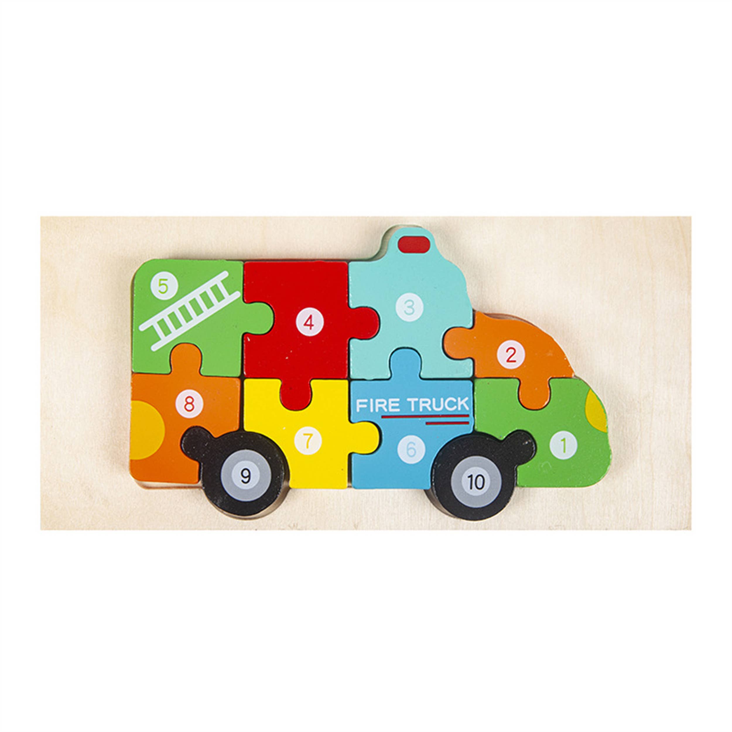 Transport Mix Wooden Puzzle Montessori Kids Toy