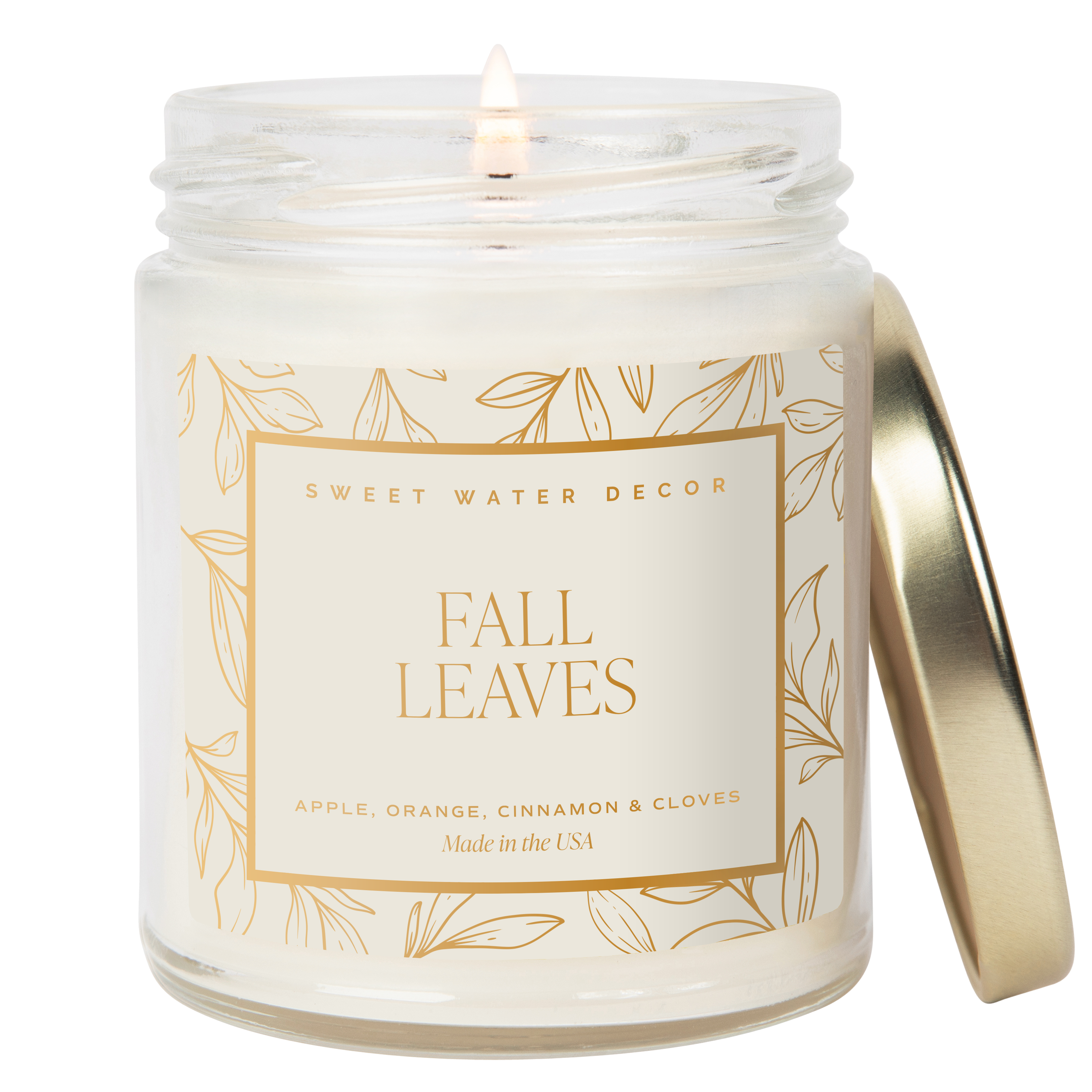 *NEW* Fall Leaves 9 oz Soy Candle - Fall Decor and Gifts