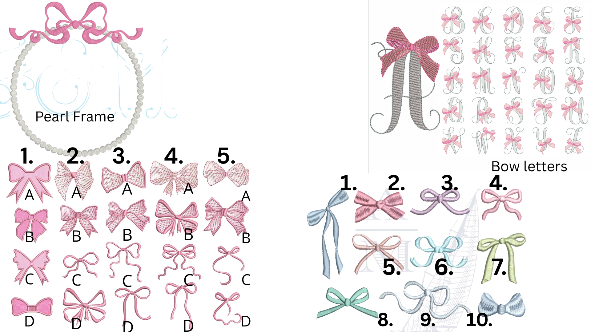 Large Monogram Fee