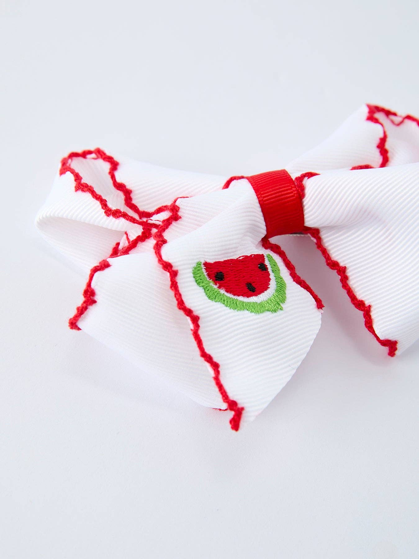 Watermelon Embroidered Girls Hairpin 4.3 Inches