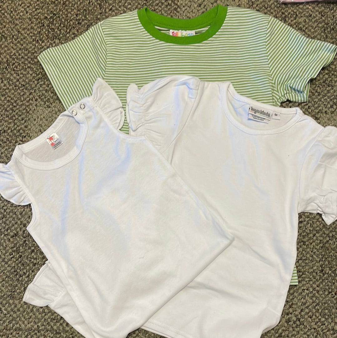 Blank T- Shirts for Monograming