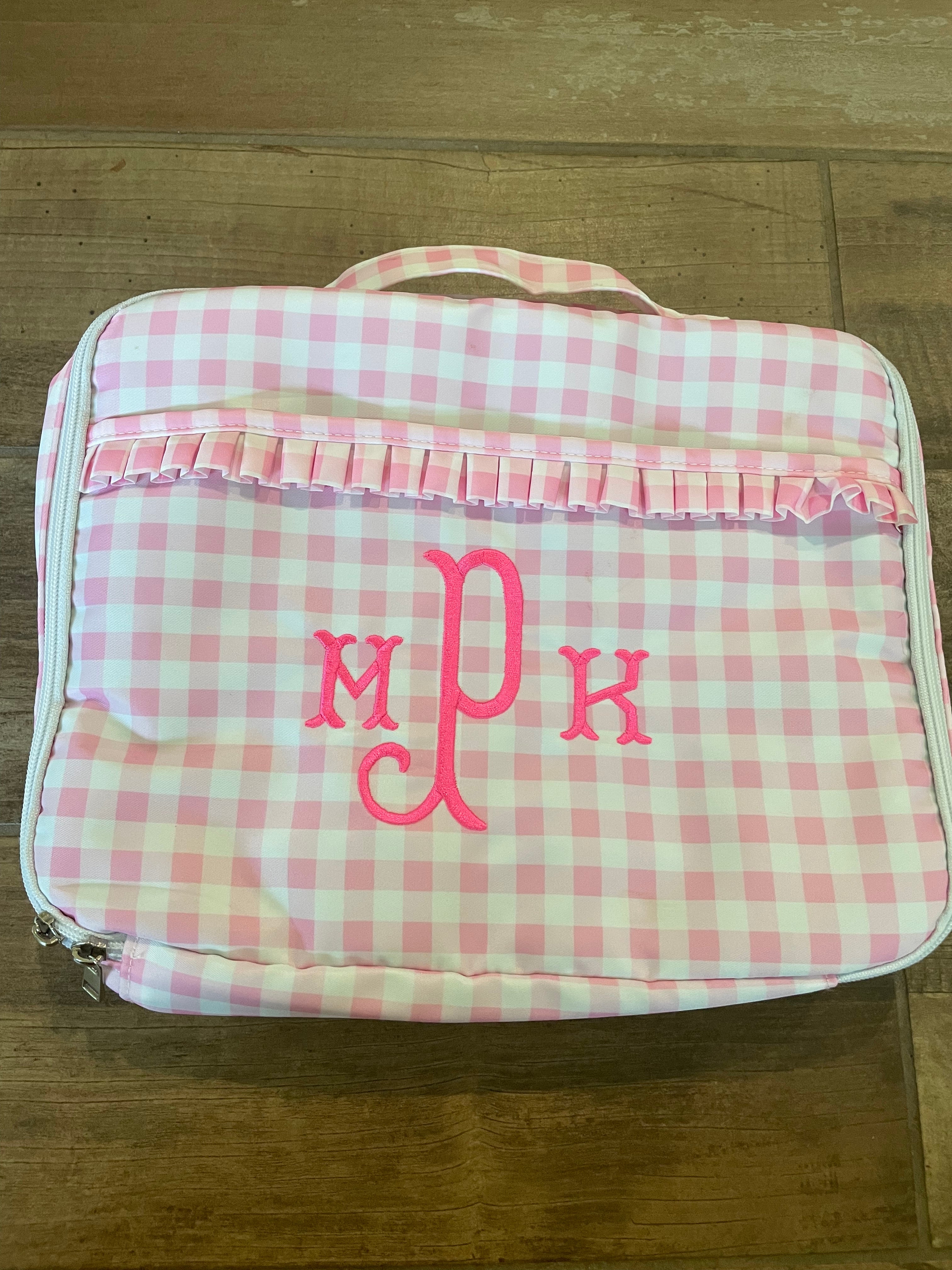 Monogramed lunch box
