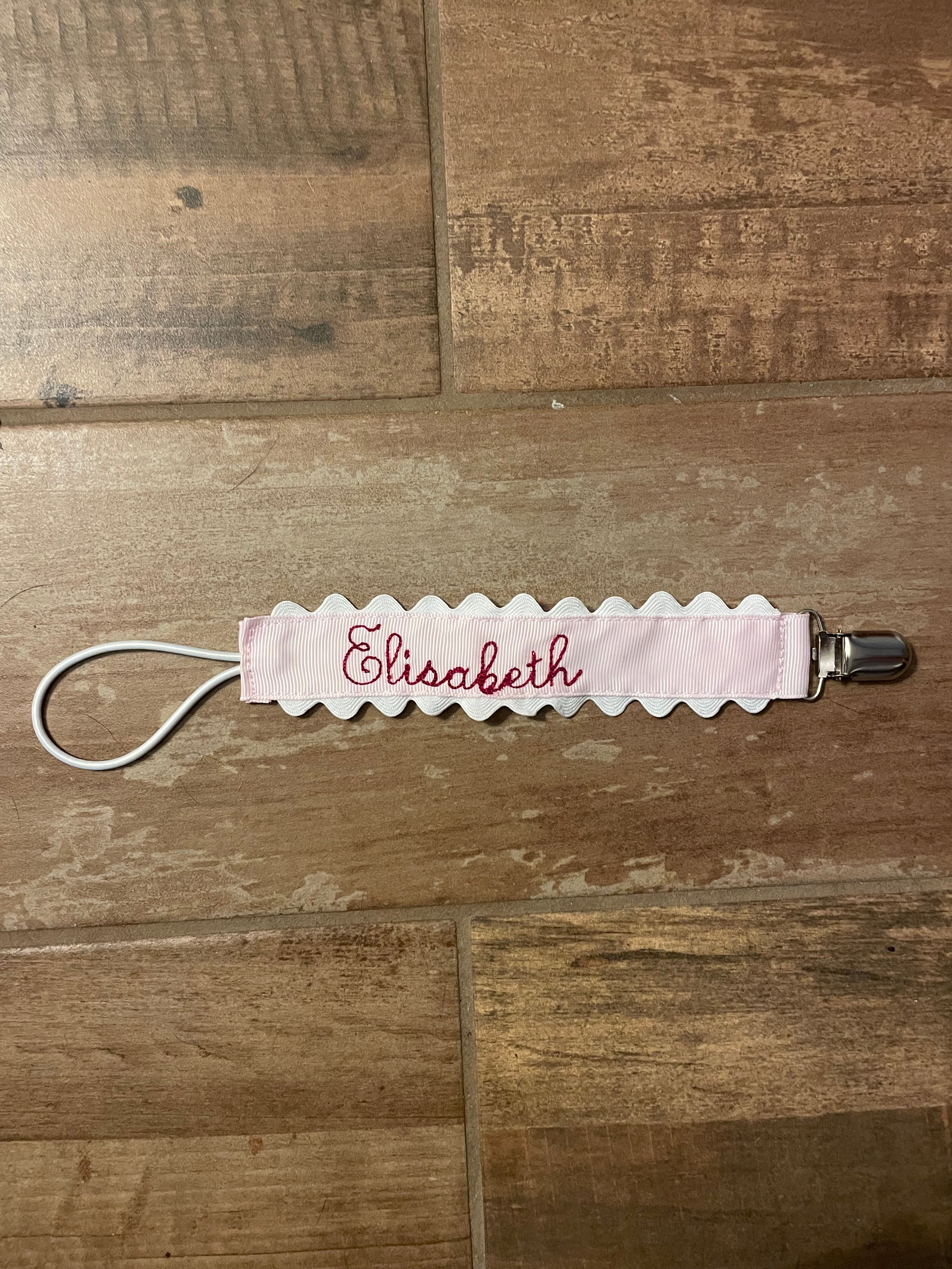 Paci Clip - Hampton James Pink