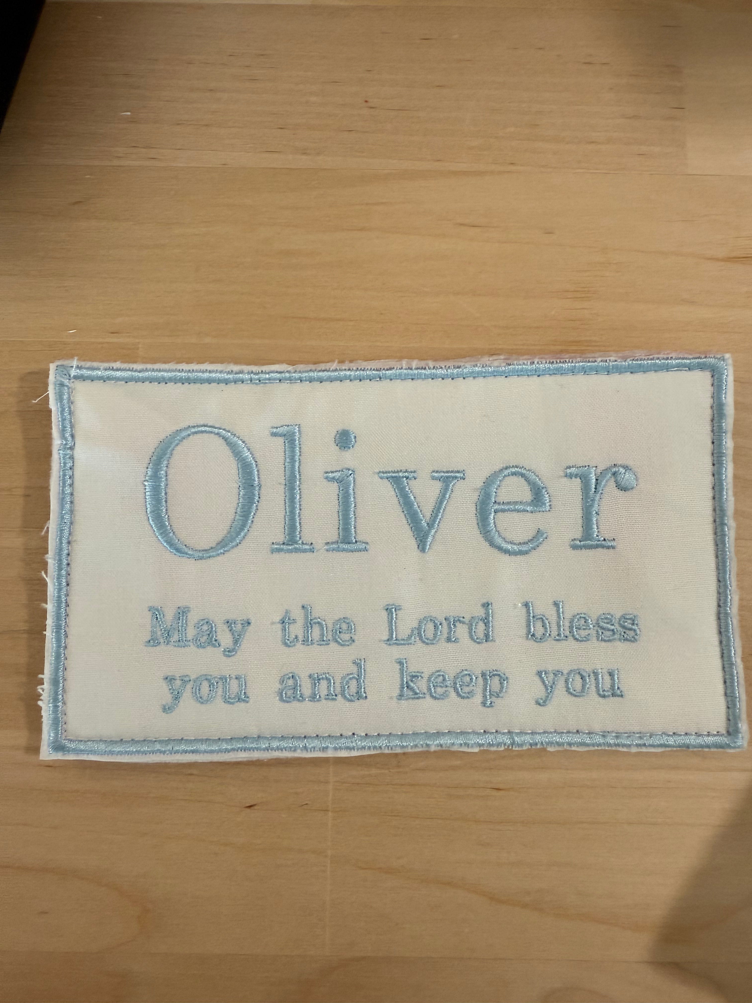 Crib Name Card