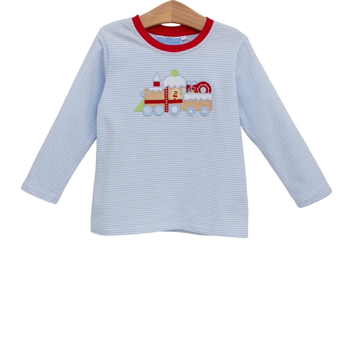 Gingerbread Train Shirt by Trotter Street