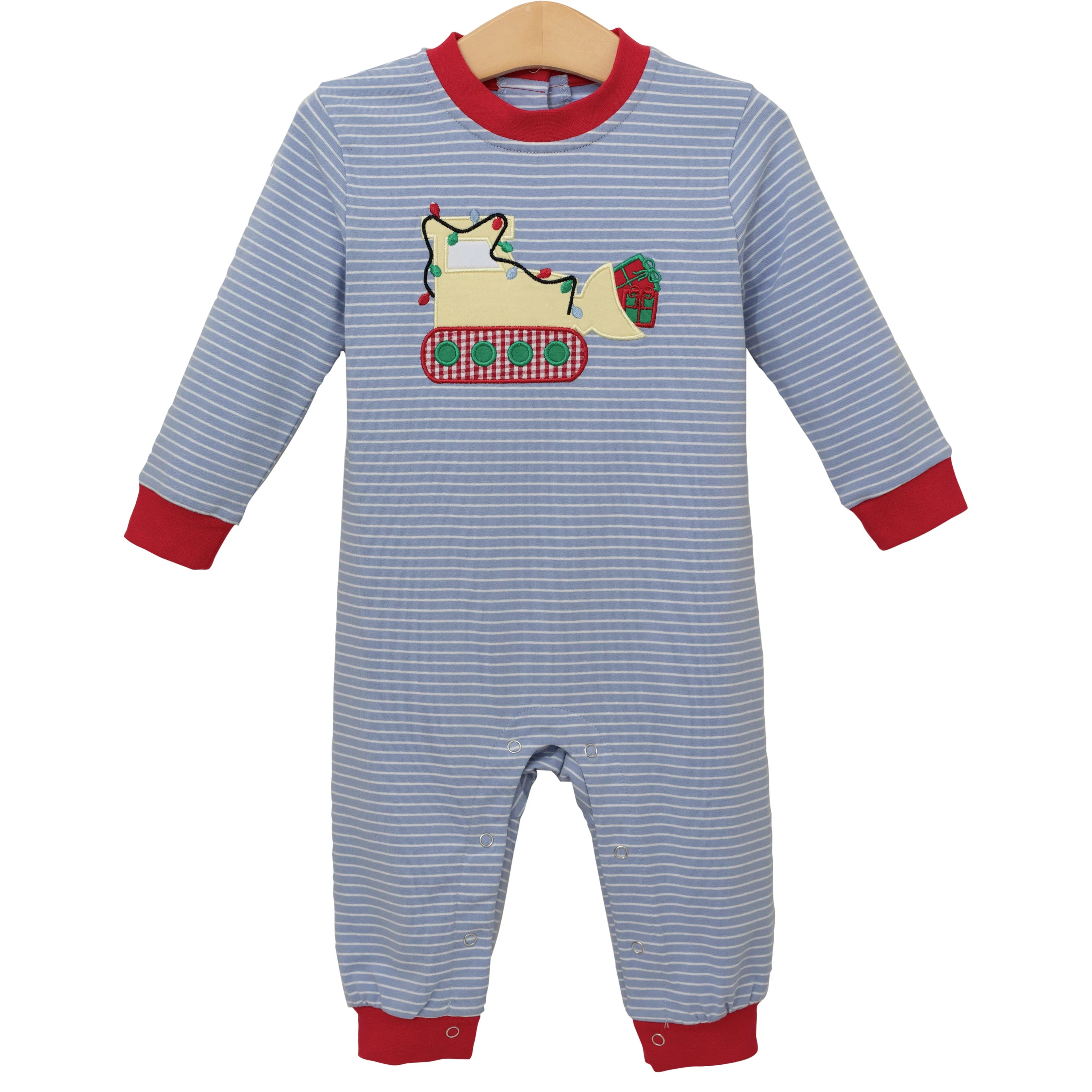 Construction Christmas Romper by Trotter Street
