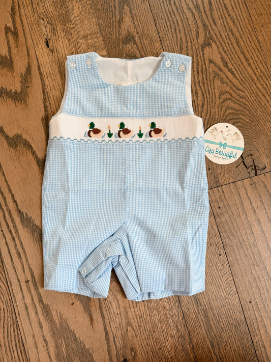 Smocked Mallard Jon Jon