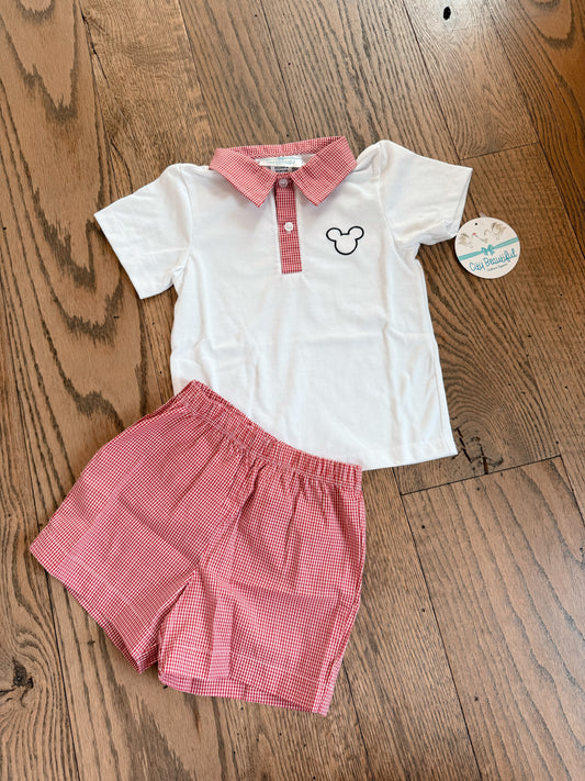 Mouse Boy Short Set