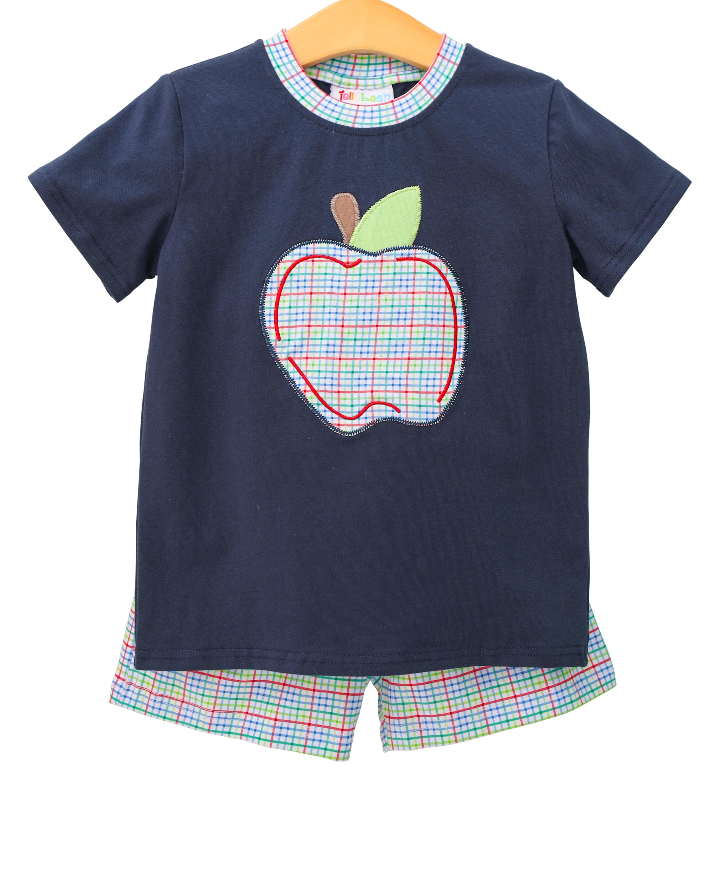 Primary Plaid Short Set