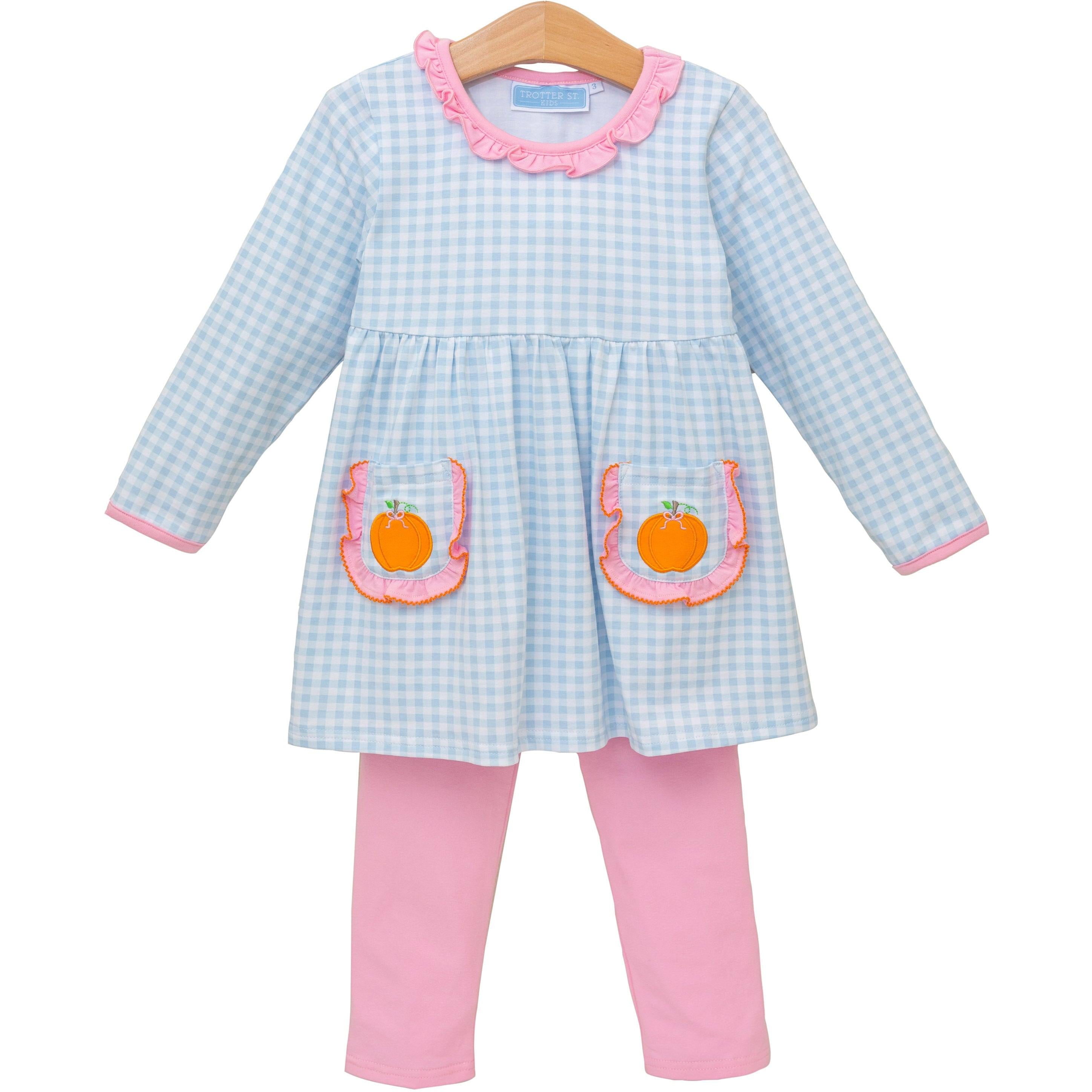 Pumpkin Ruffle Pants Set