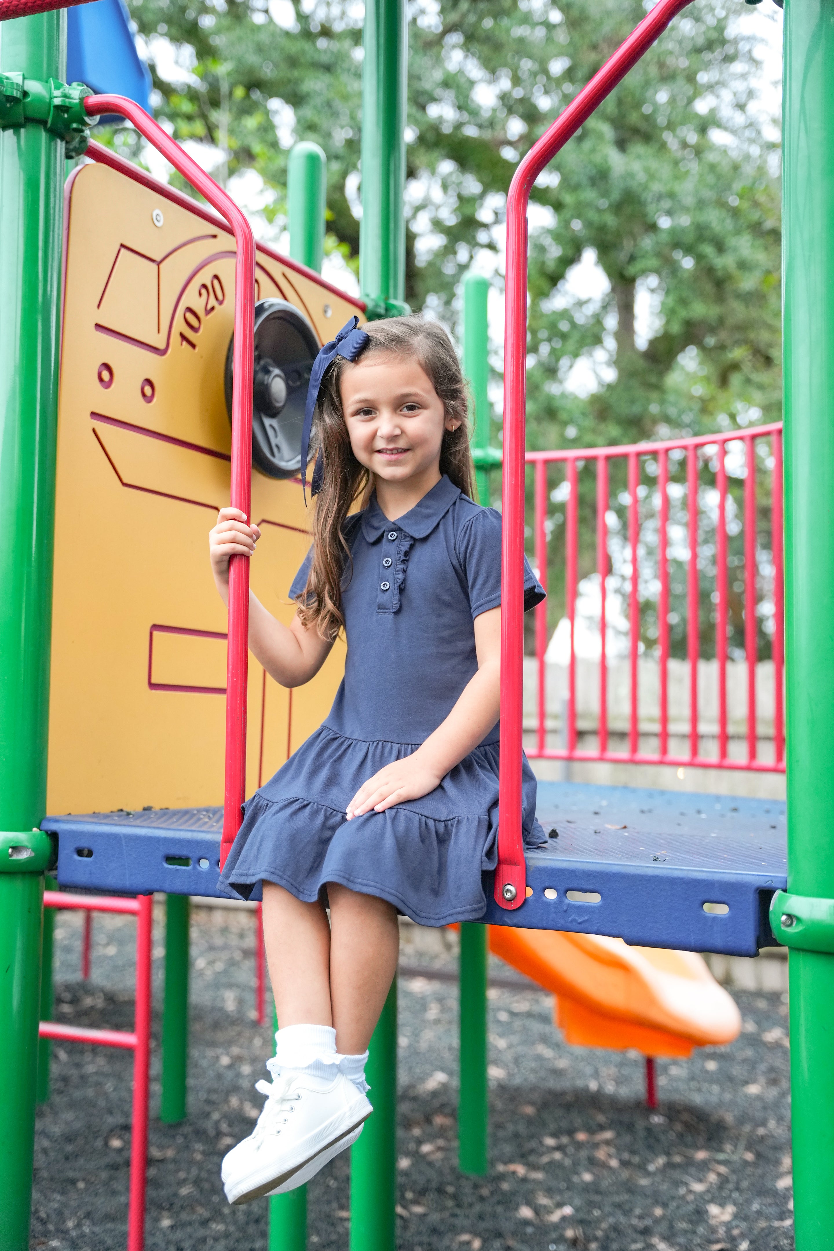 Ruffle Polo Dress