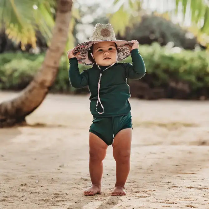 Little Straw Lifeguard Hat (Island)