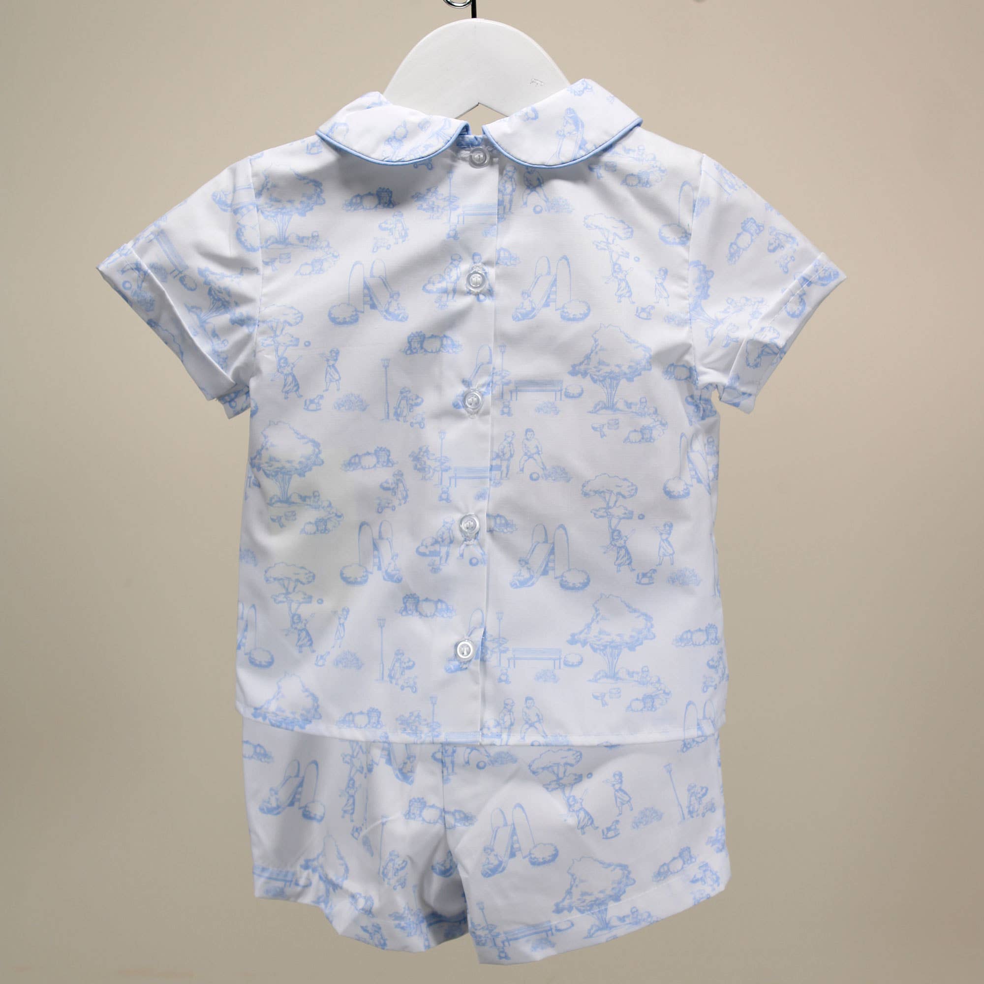 Toile de Jouy Blue Christopher Set