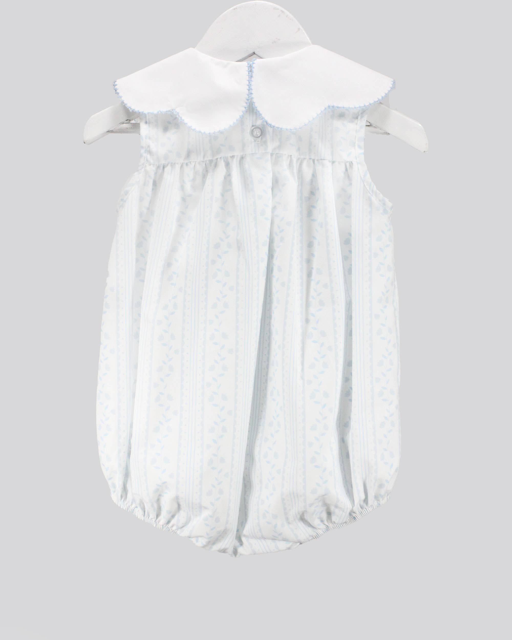 Scalloped Blue Aria Bubble