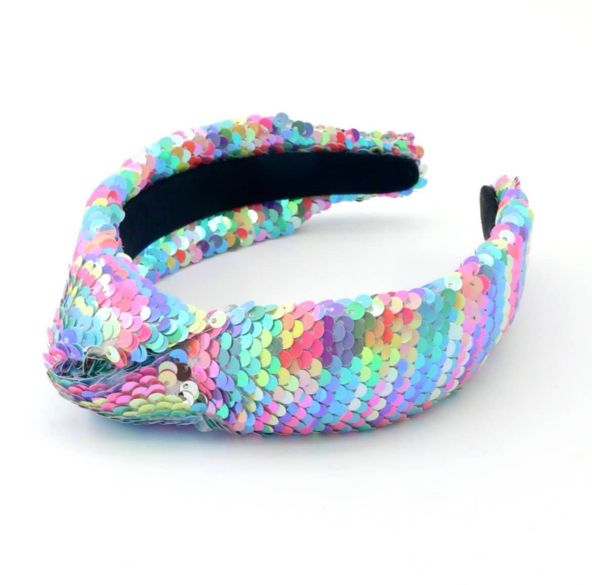 Kid and Tween Mermaid Sequin Knotted Headband