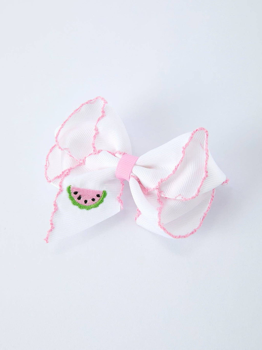 Watermelon Embroidered Girls Hairpin 4.3 Inches