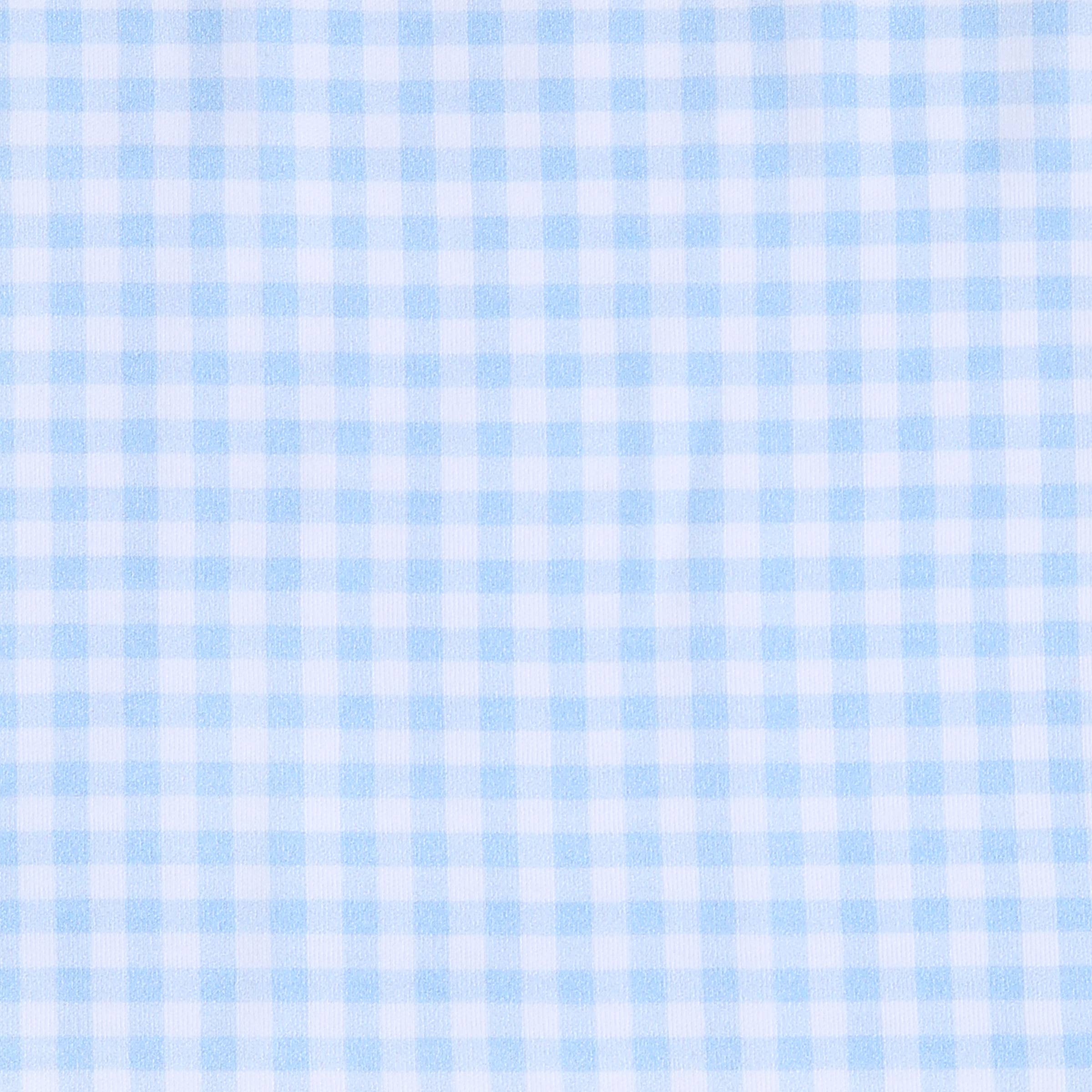 Mini Checks Swaddle Blanket - Blue