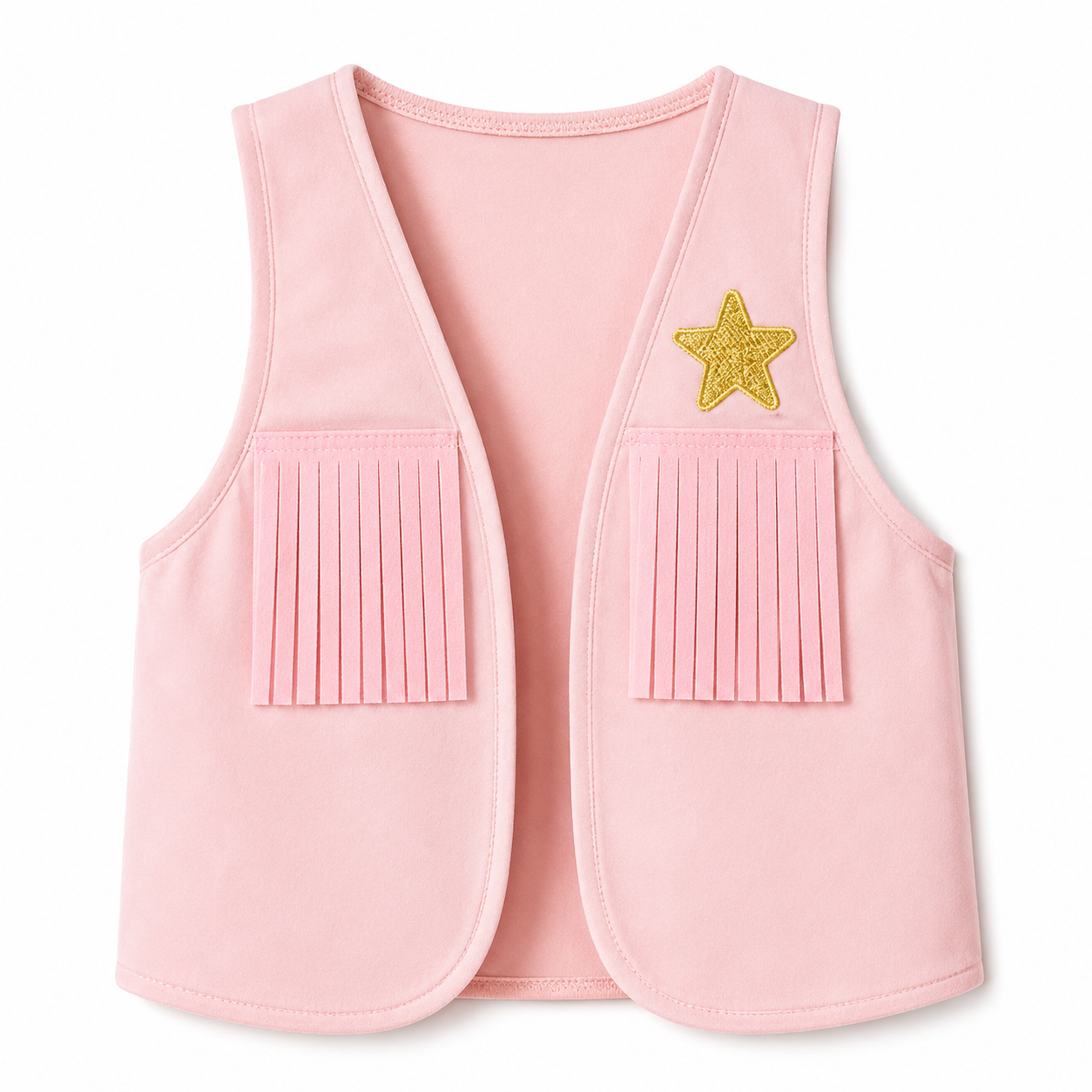 Pink Cowgirl 4-Piece Costume Outfit