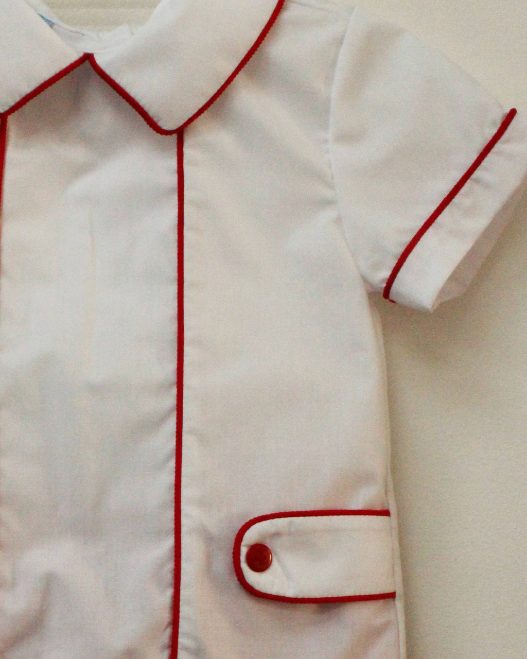 Red Corduroy Charles Two Pieces Set