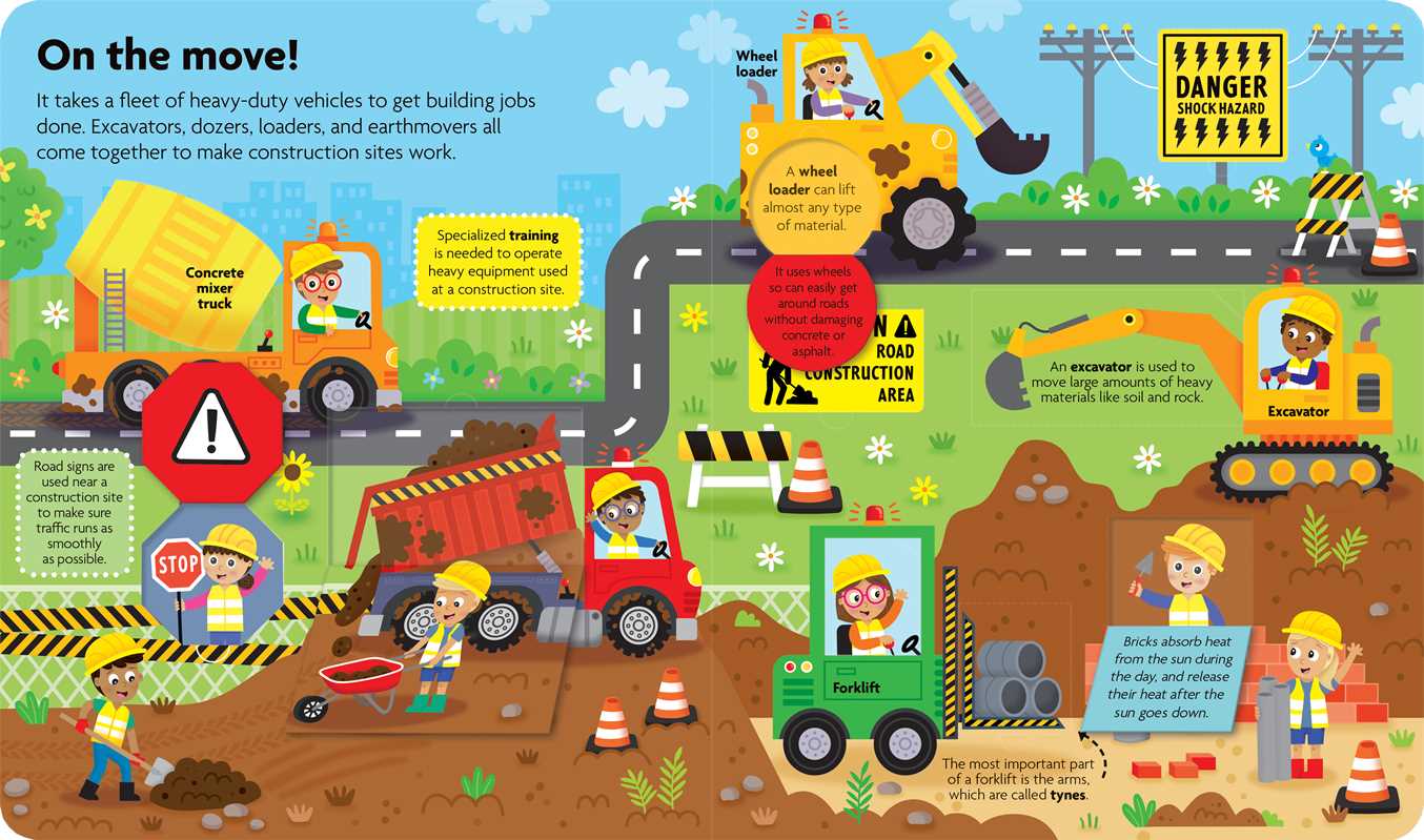 Explore Construction: Lift-the-Flap Book by