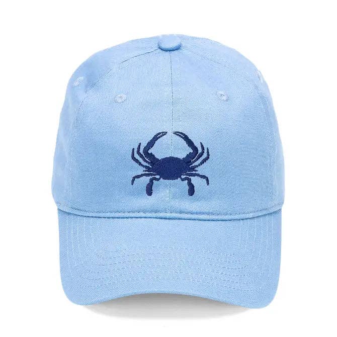 Crab Embroidered Cap #M190VL-CRAB