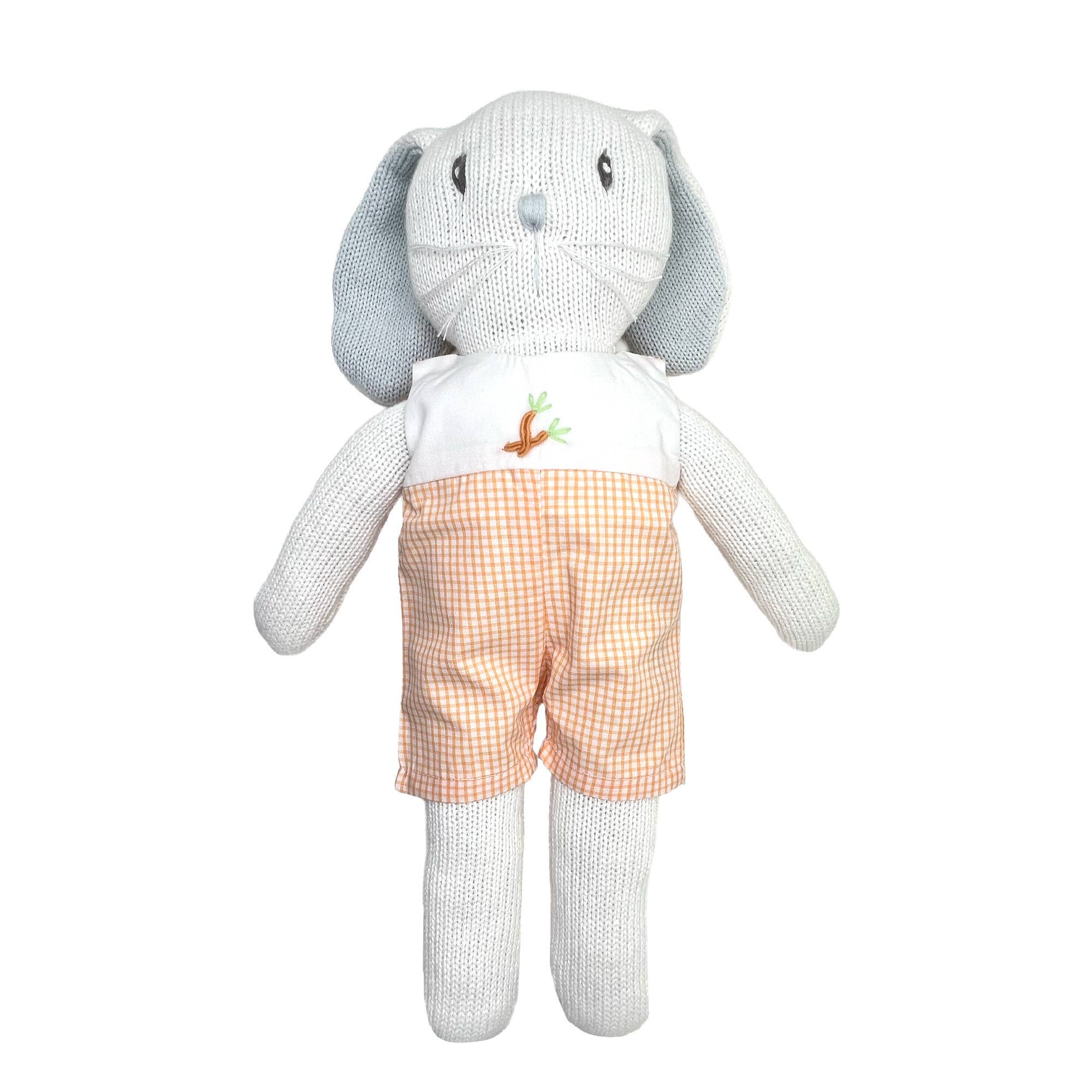 Romper with Hand Embroidered Easter Bunnies