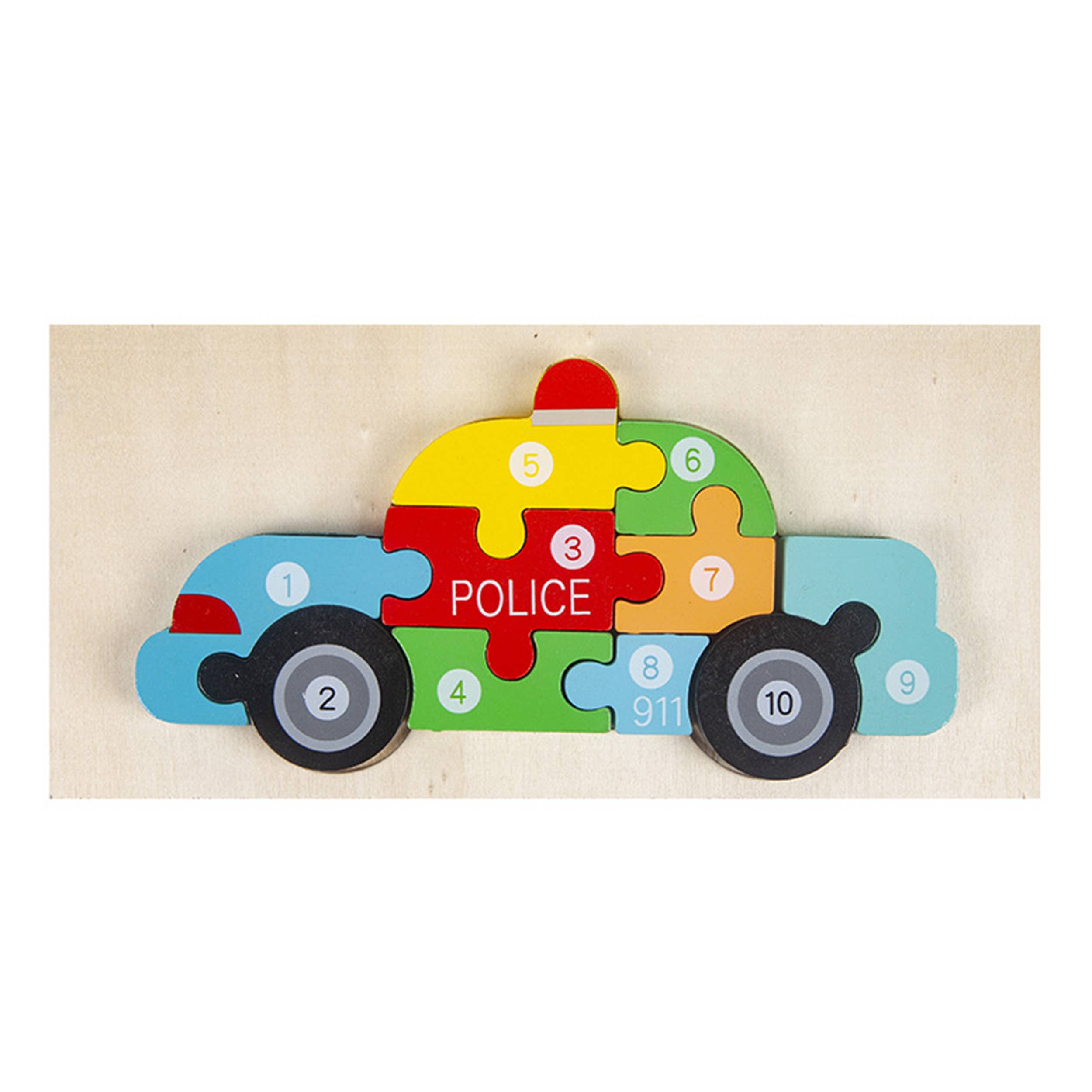 Transport Mix Wooden Puzzle Montessori Kids Toy