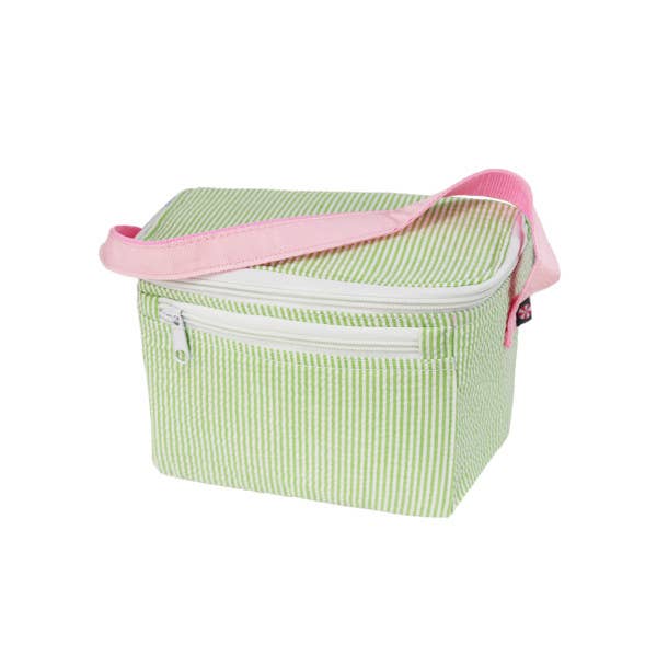 Sweet Pea Seersucker Lunch Box | Mint