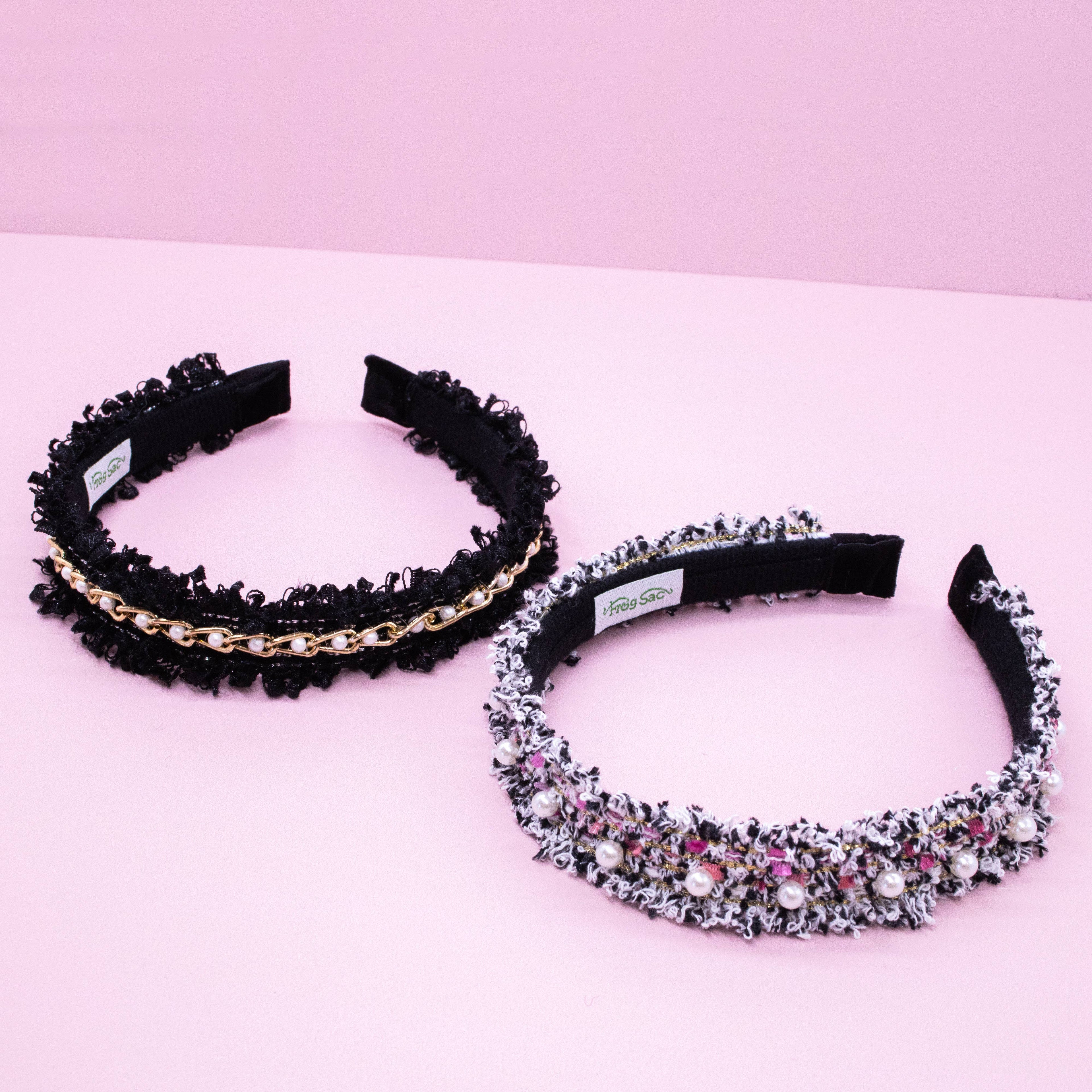 Confetti Pearl Headbands - 2 Pack